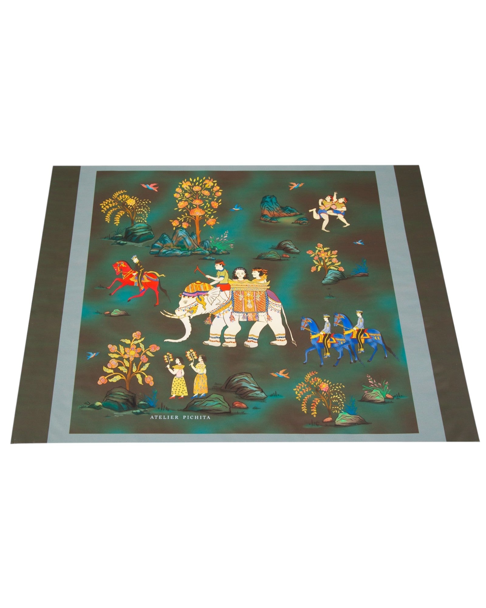 Thai Elephant Place Mat - Sold as Set of 4