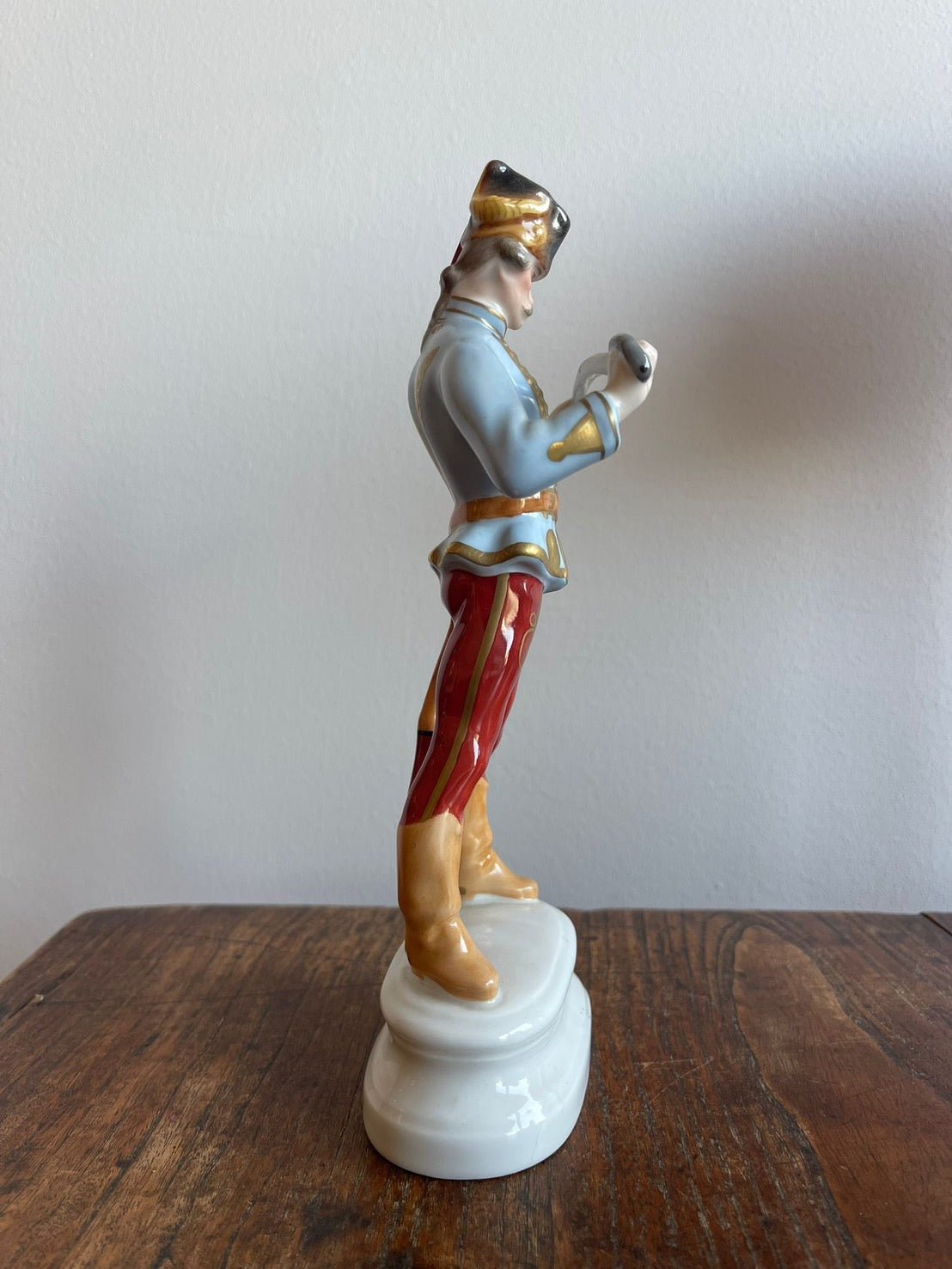 Hungarian Hussar with Sabre – Herend Porcelain Figurine 8" with Makers Mark - Surround Living - 5