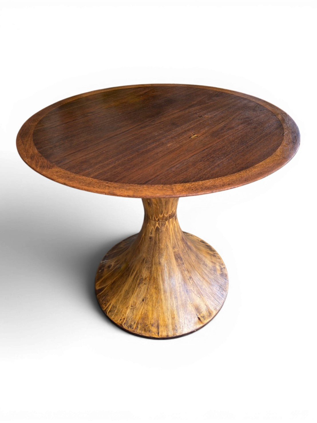 Oneida Solid Wood Pedestal Dining Table - Natural Wood - Surround Living - 5