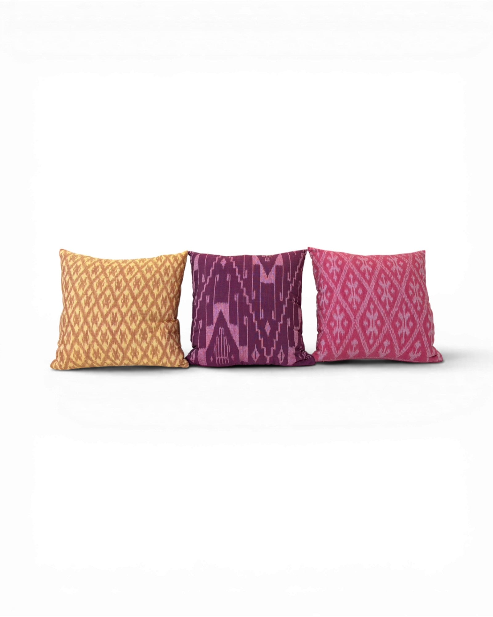 Ikat Cushion - Beige and Apricot mudmee - Surround Living - 4