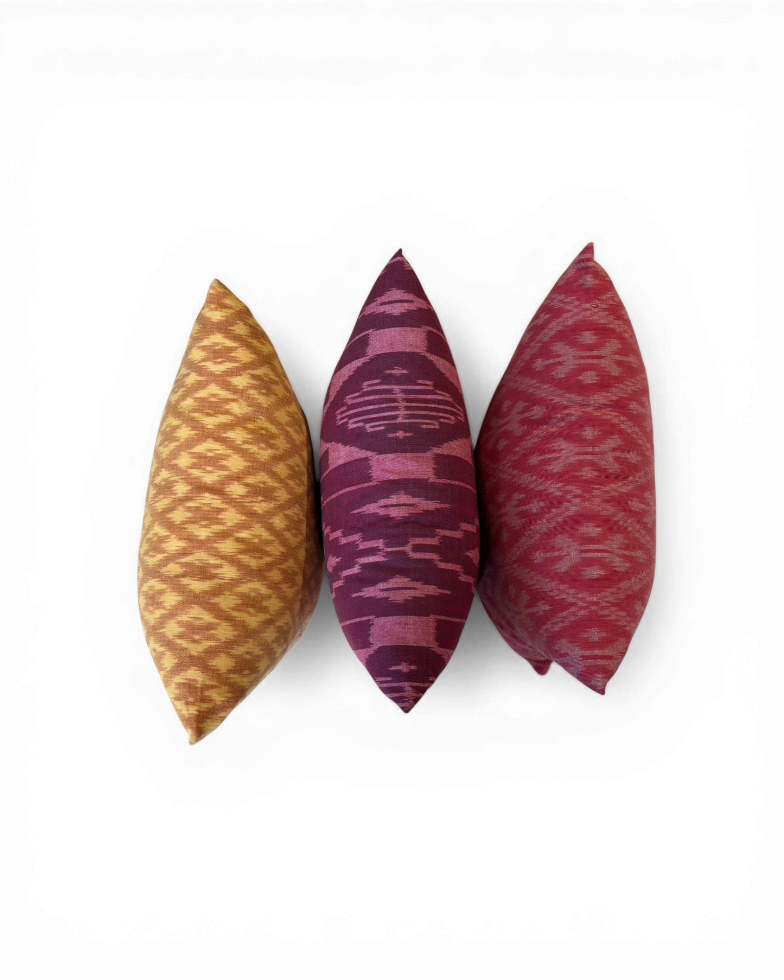 Ikat Cushion - Beige and Apricot mudmee - Surround Living - 5