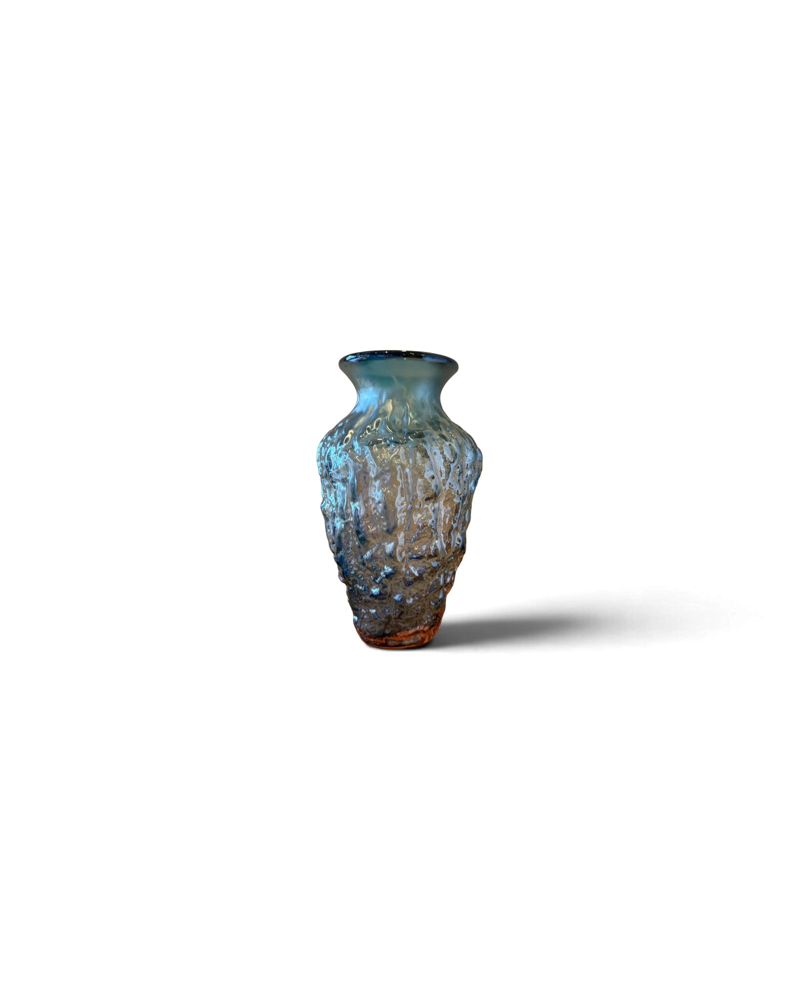 Vintage Textured Art Glass Vase - Surround Living - 1