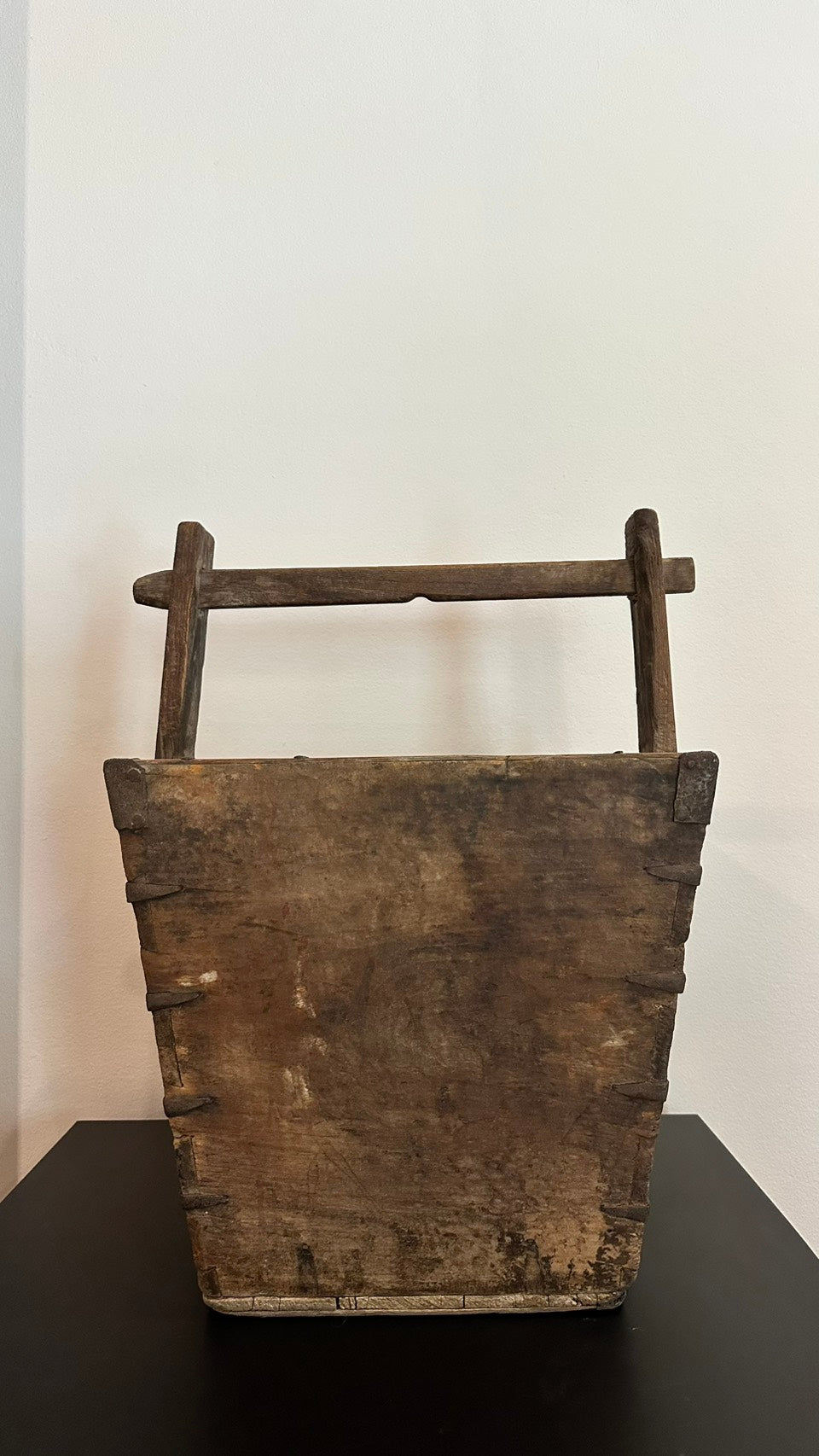 Antique Wooden Carrying Bucket