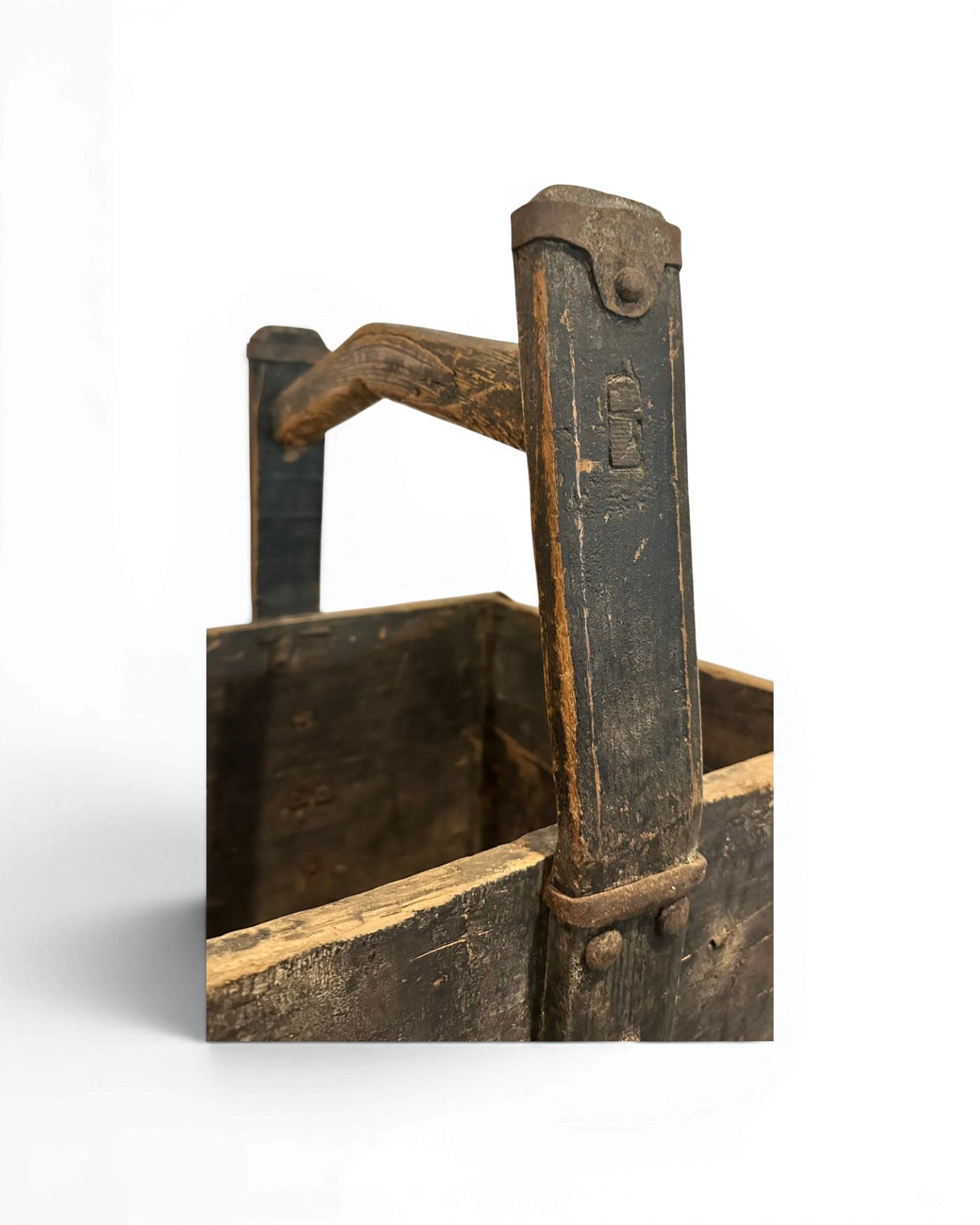 Antique Wooden Carrying Bucket No.2