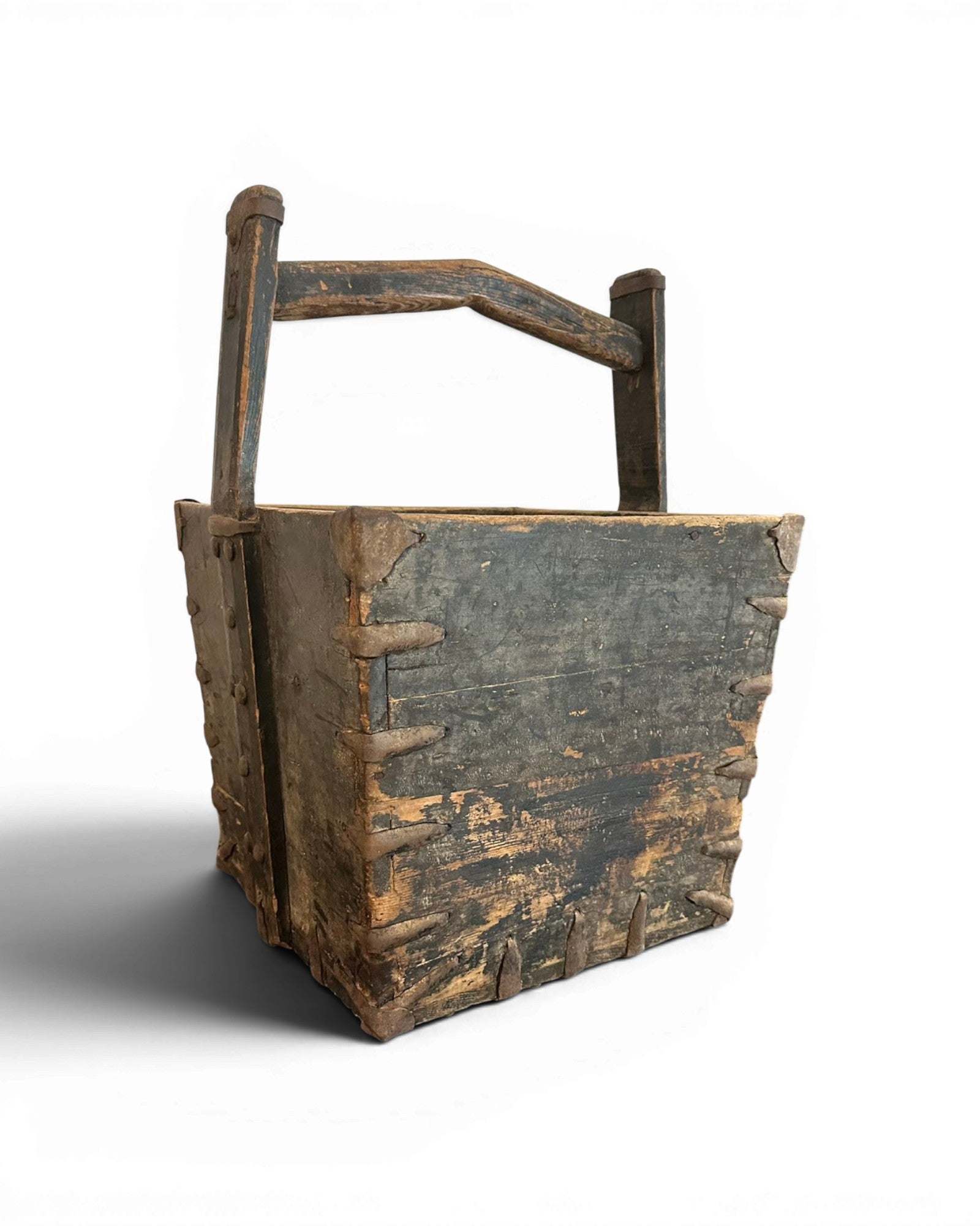 Antique Wooden Carrying Bucket No.2