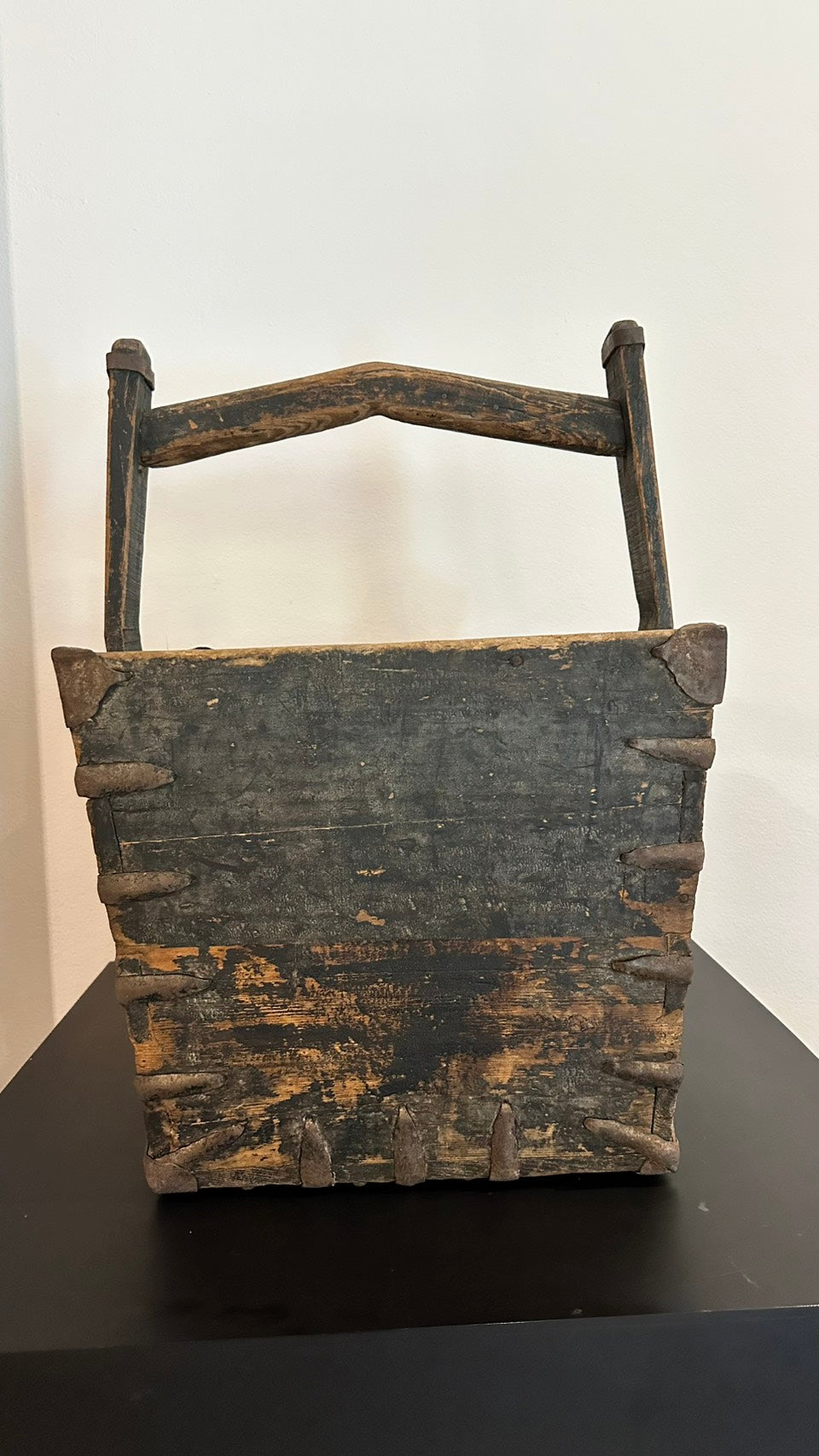 Antique Wooden Carrying Bucket No.2