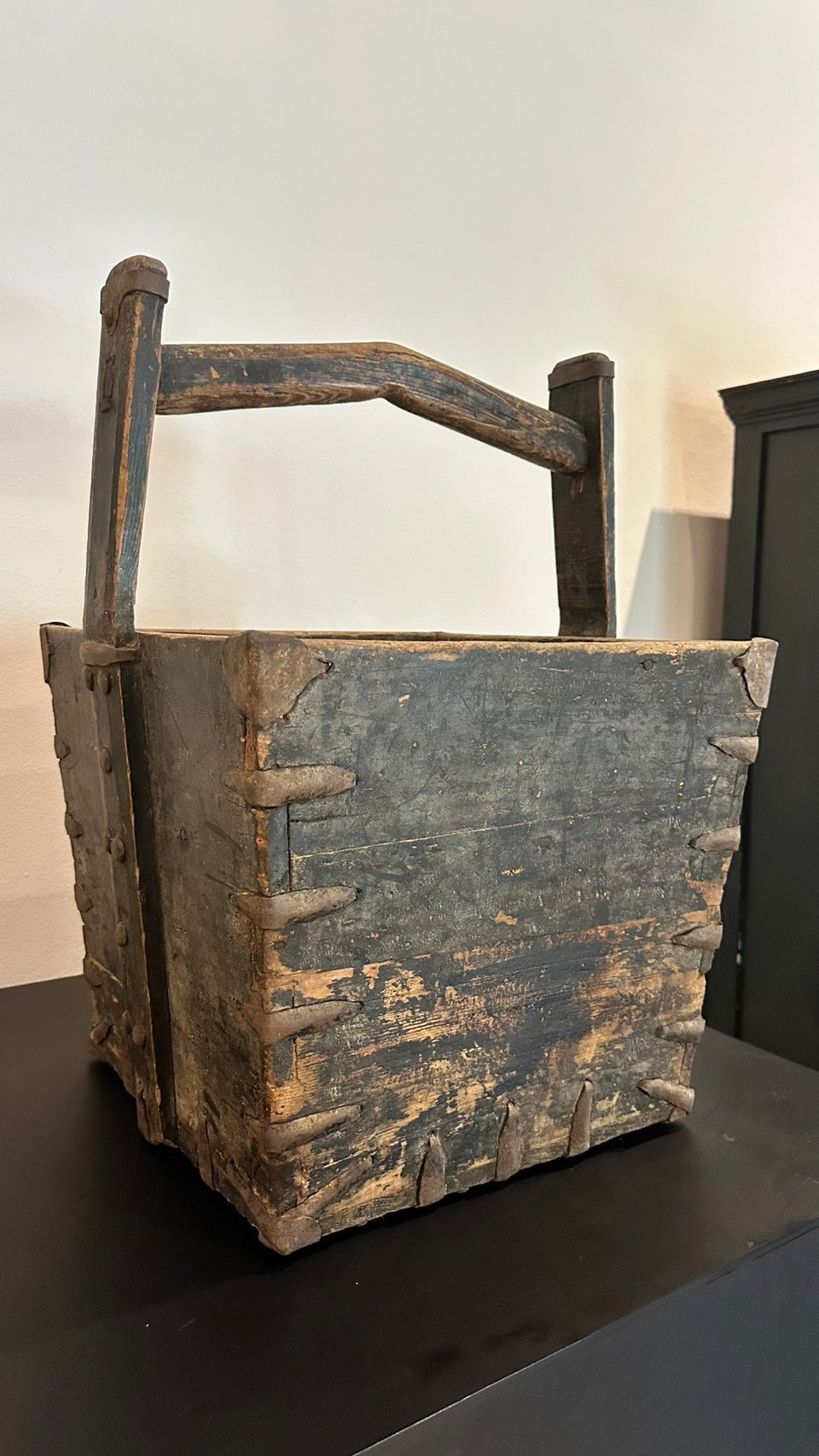 Antique Wooden Carrying Bucket No.2 - Surround Living - 8