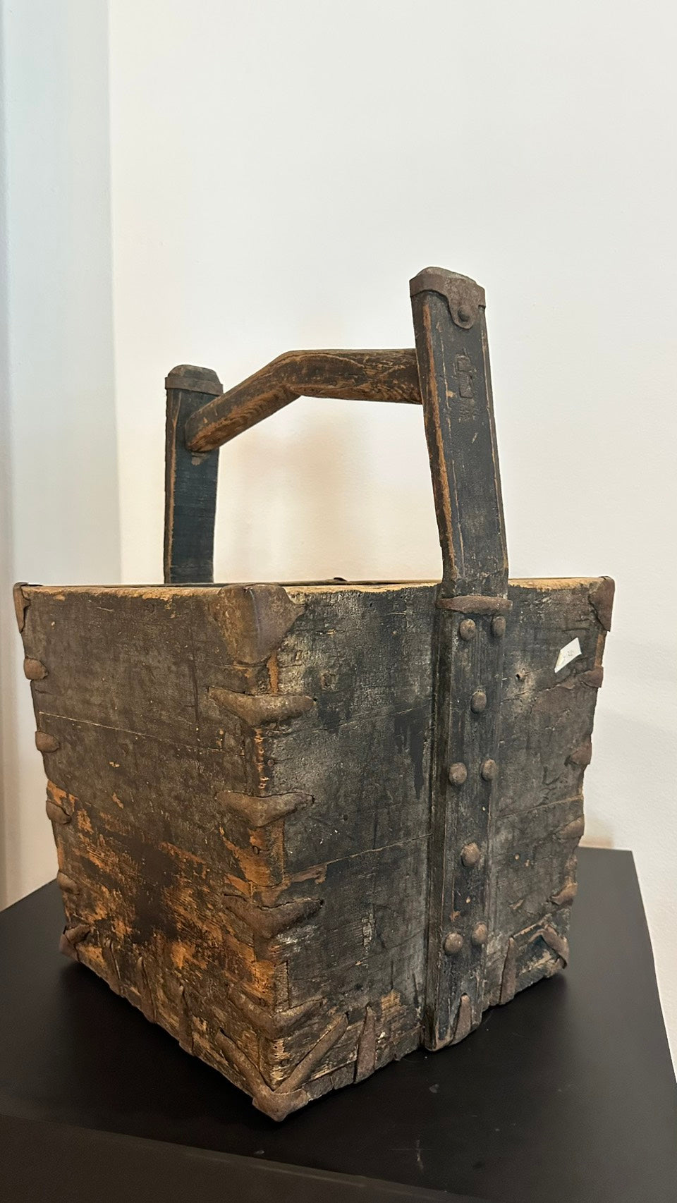 Antique Wooden Carrying Bucket No.2