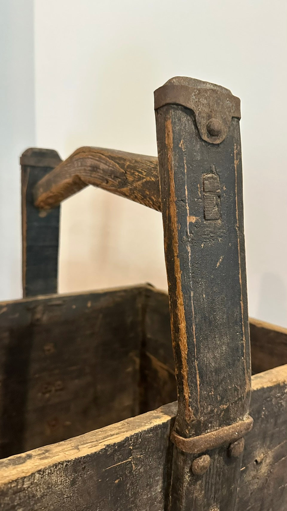 Antique Wooden Carrying Bucket No.2