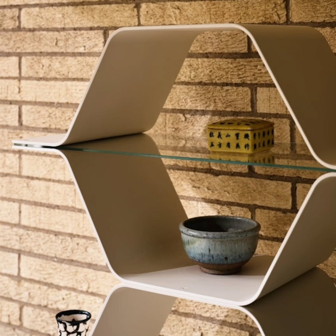 Honeycomb Modular Shelving by Bill Curry for Heller