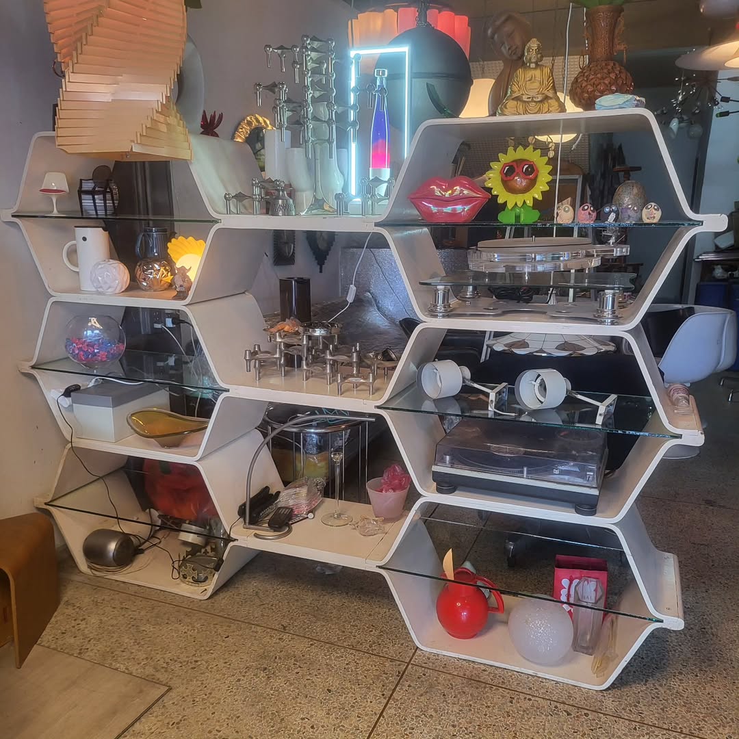 Honeycomb Modular Shelving by Bill Curry for Heller