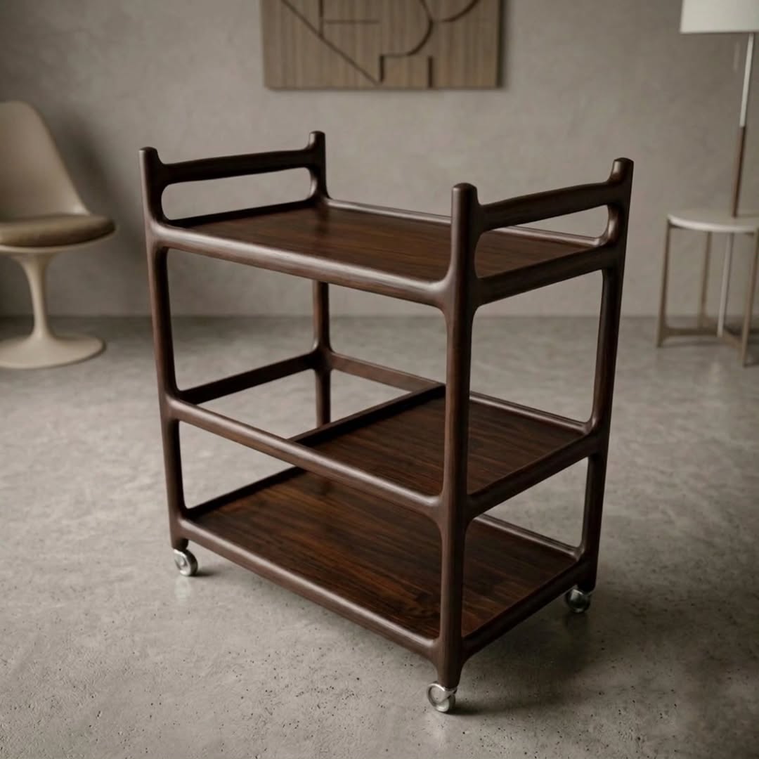 Johannes Andersen for Silkeborg Vintage Bar Trolley - Surround Living - 5