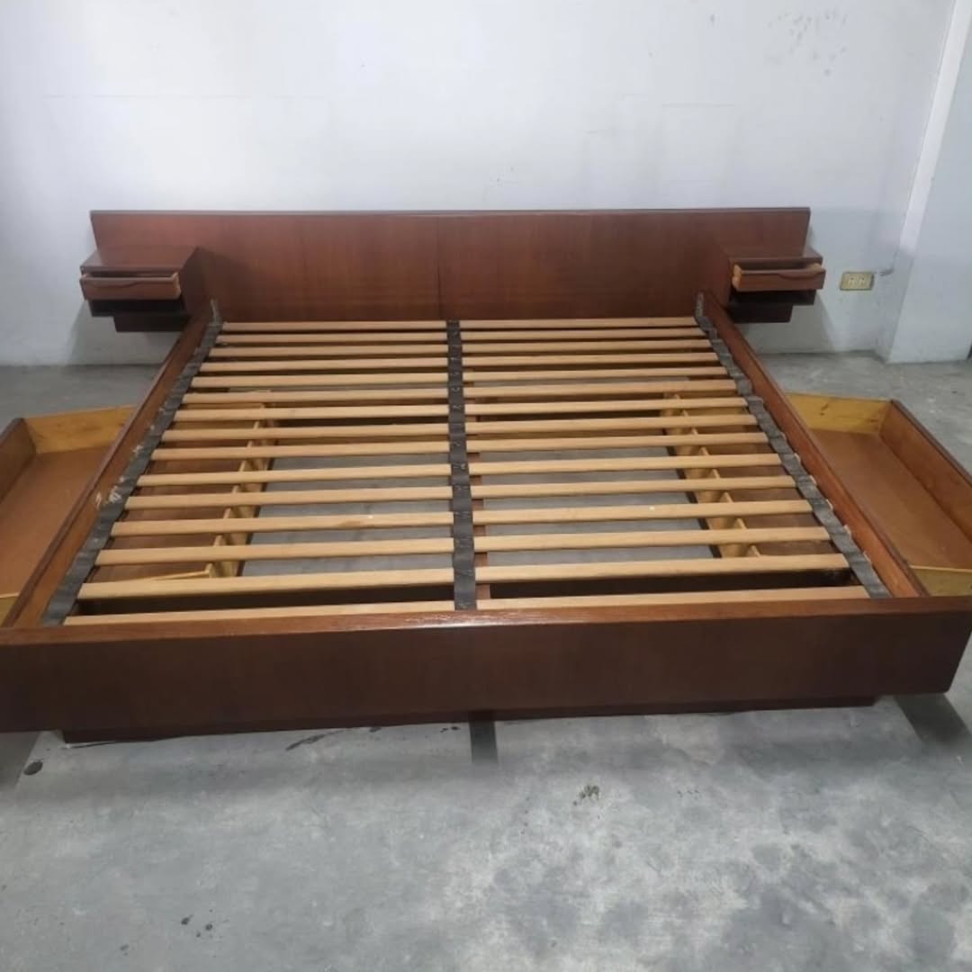 Danish Modern Teak King Size Bed - Surround Living - 12