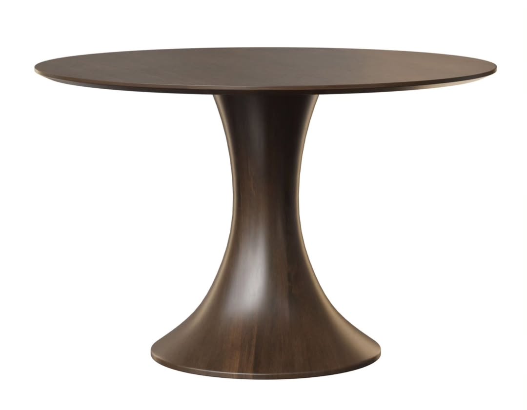 Oneida Solid Wood Pedestal Dining Table