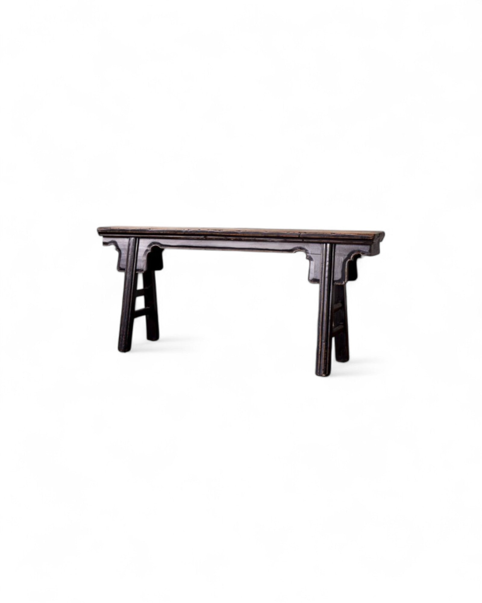 Chinese Antique Elmwood Bench