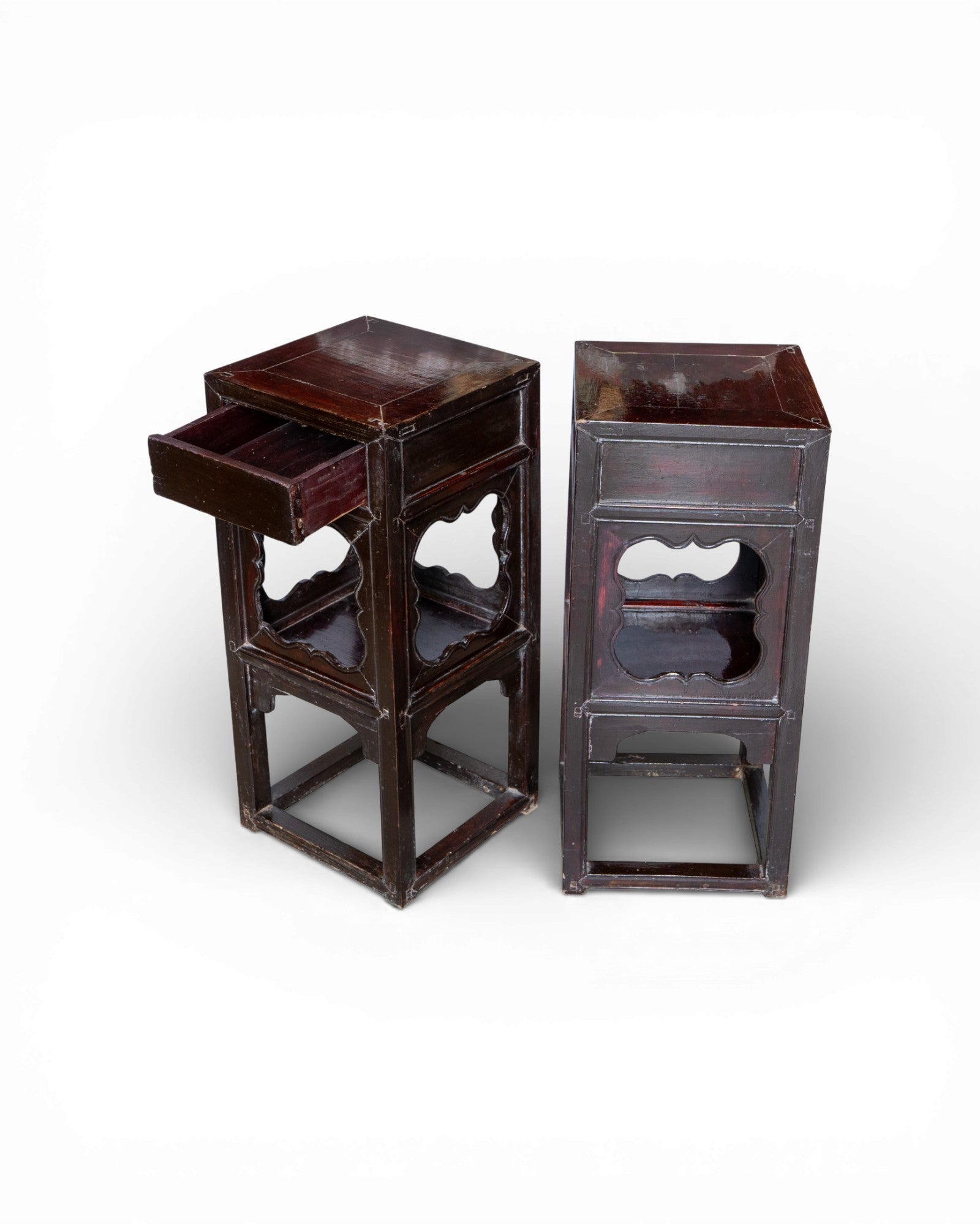 Mid - Qing Dynasty Night Stands - Set of 2 - Surround Living - 7