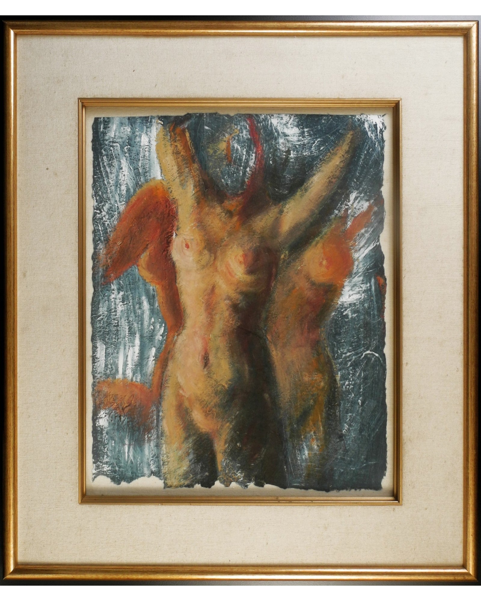 Nude 1” Drawing by Kanchali Suksamran (43 x 34cm) - Surround Living - 2