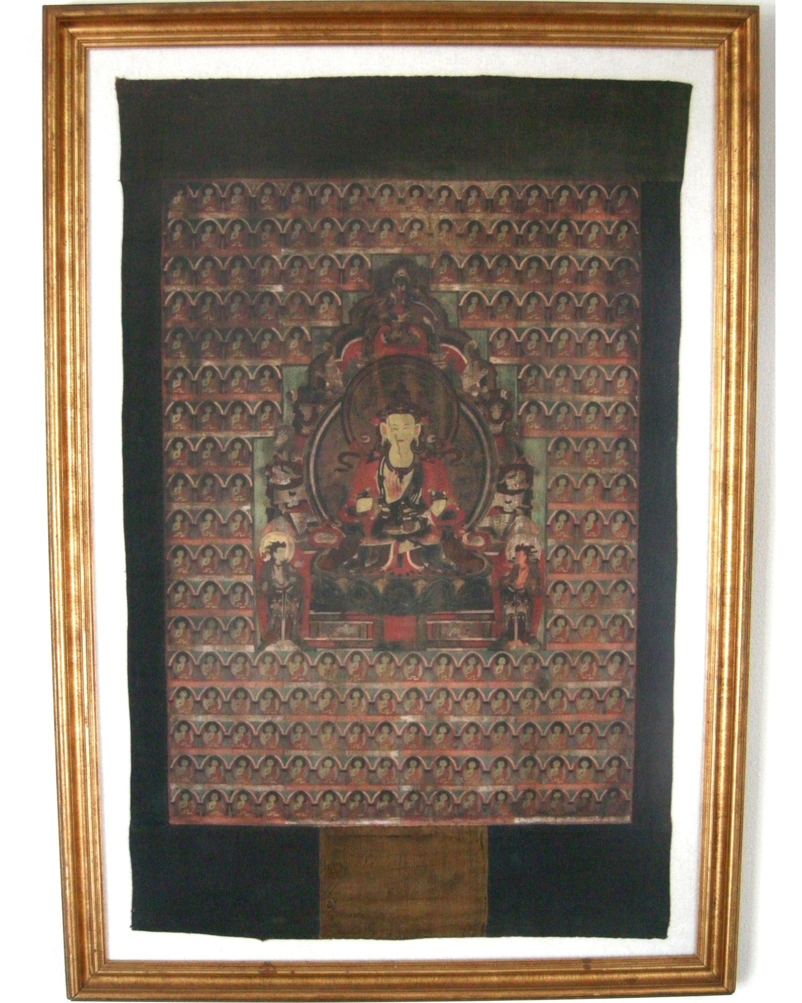 Antique Tibetan Thangka of One of the Five Jinas (89 x 60cm) - Surround Living - 2