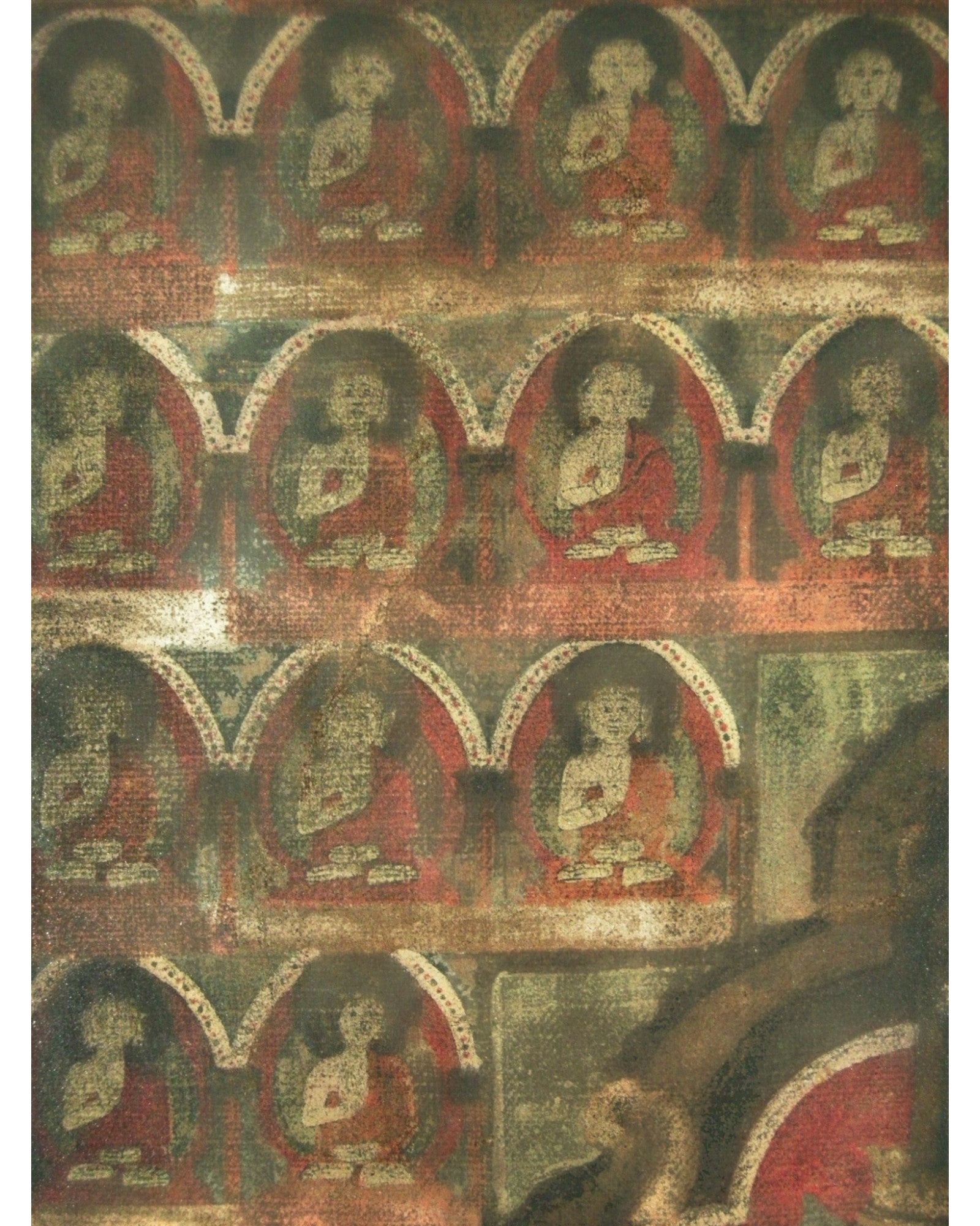 Antique Tibetan Thangka of One of the Five Jinas (89 x 60cm) - Surround Living - 5
