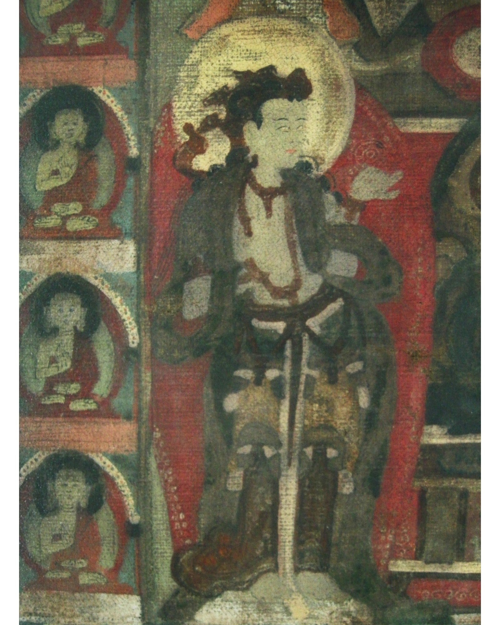 Antique Tibetan Thangka of One of the Five Jinas (89 x 60cm) - Surround Living - 7