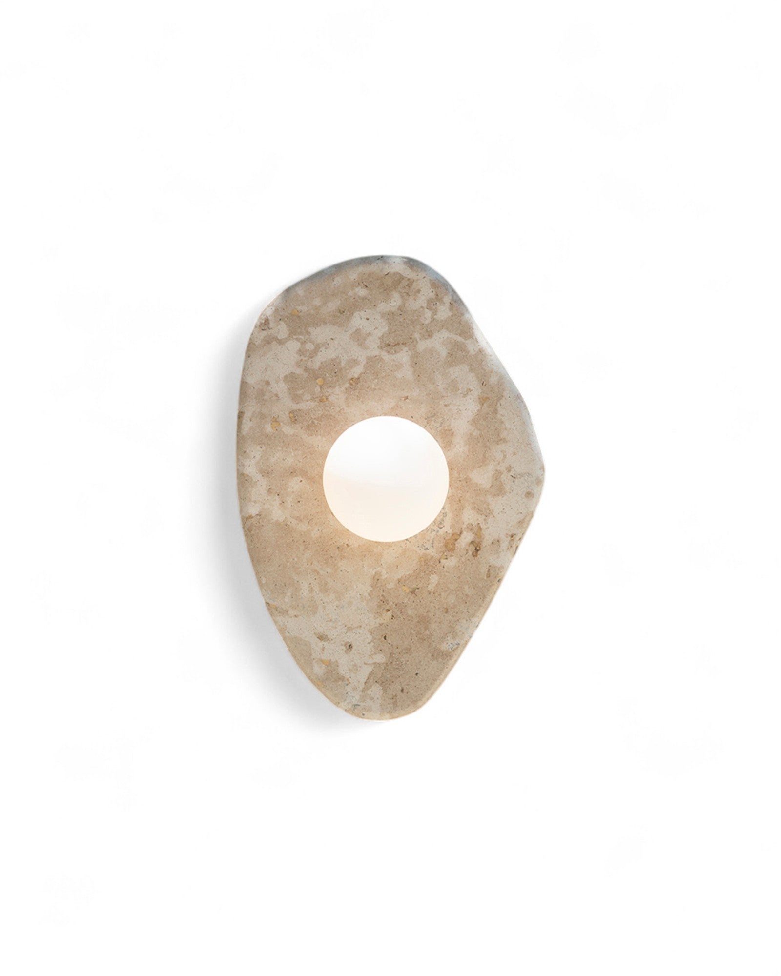 Blob Sconce #1 - Travertine