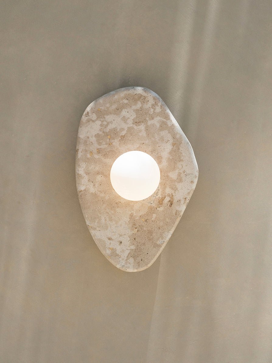 Blob Sconce 1 - Travertine - Surround Living - 2