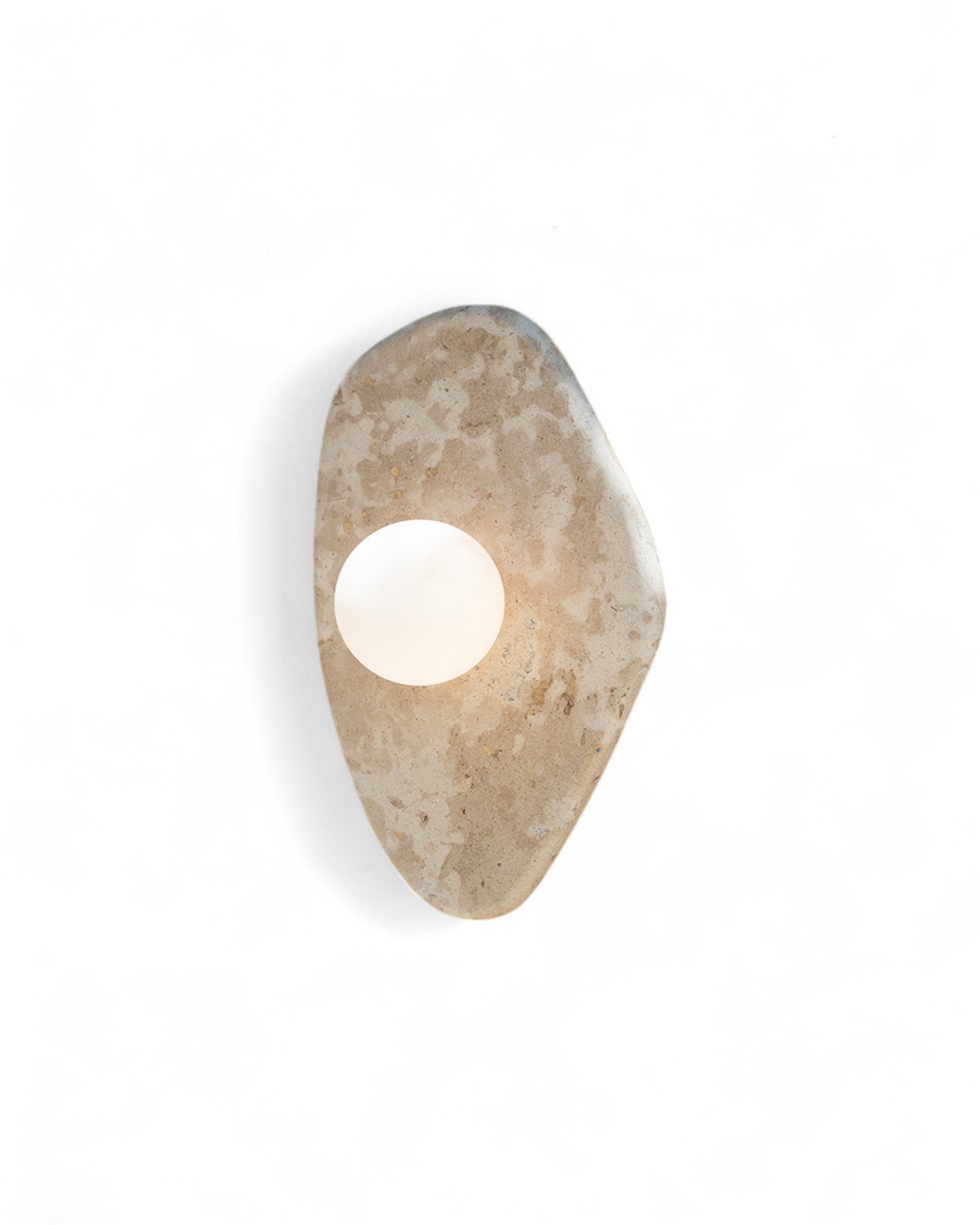 Blob Sconce #1 - Travertine