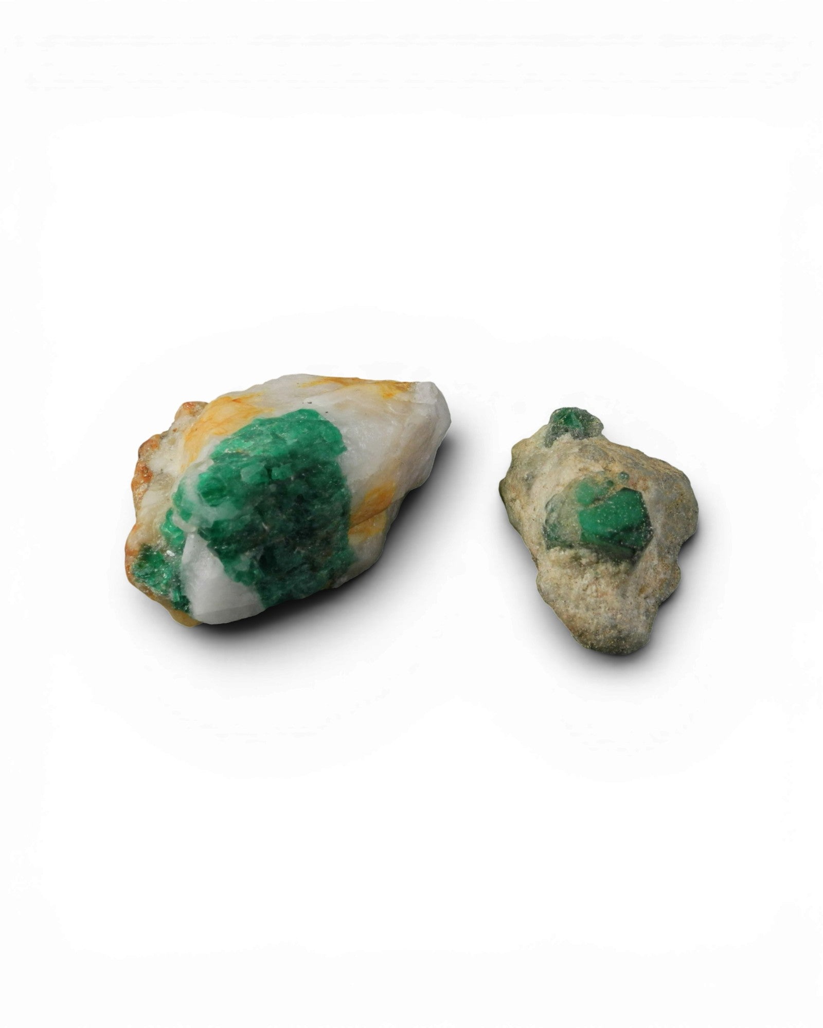 Pair of Emerald Crystal Specimens - 2