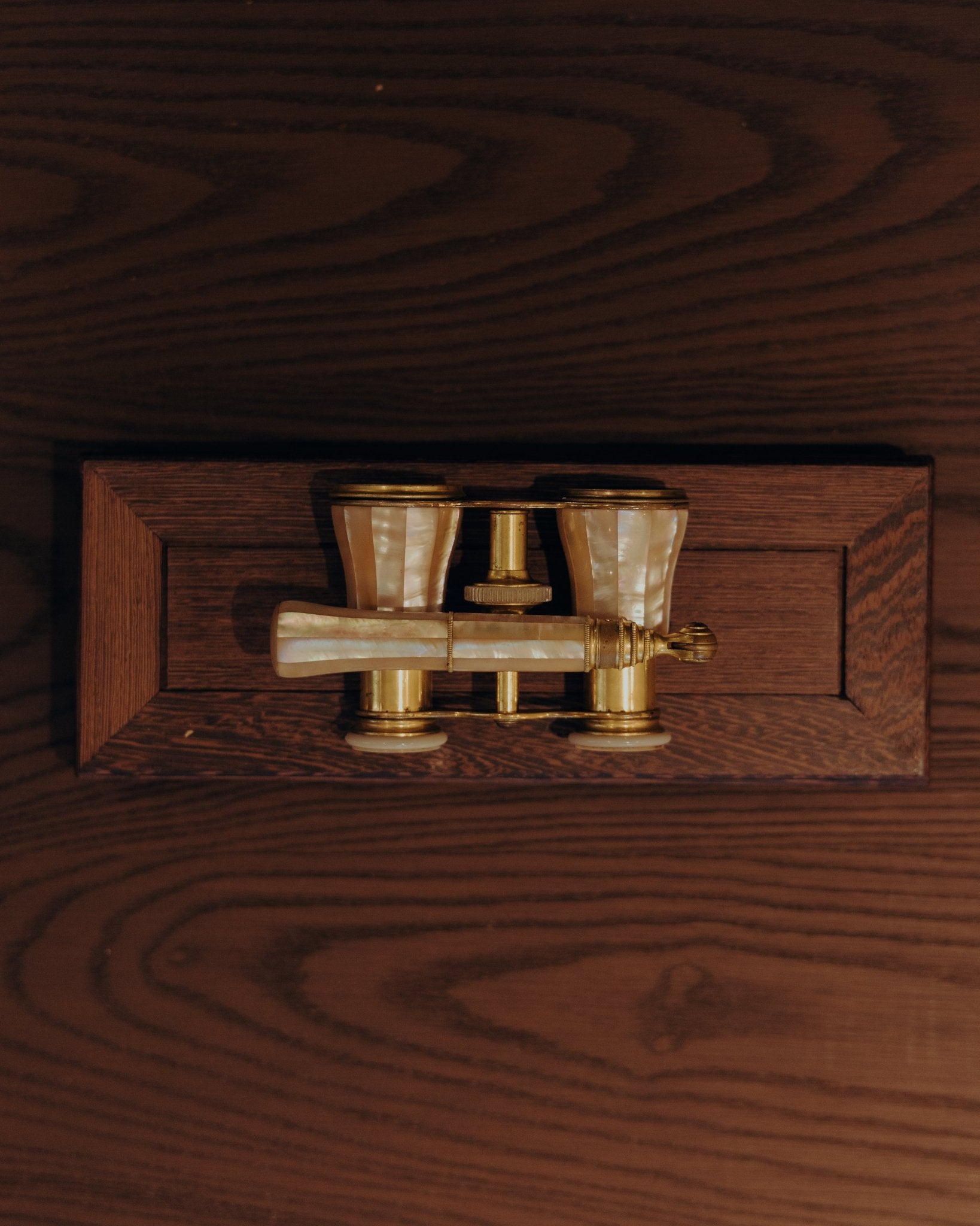Mother - of - Pearl Opera Glasses 19th Century - With Makers Mark - Surround Living - 13