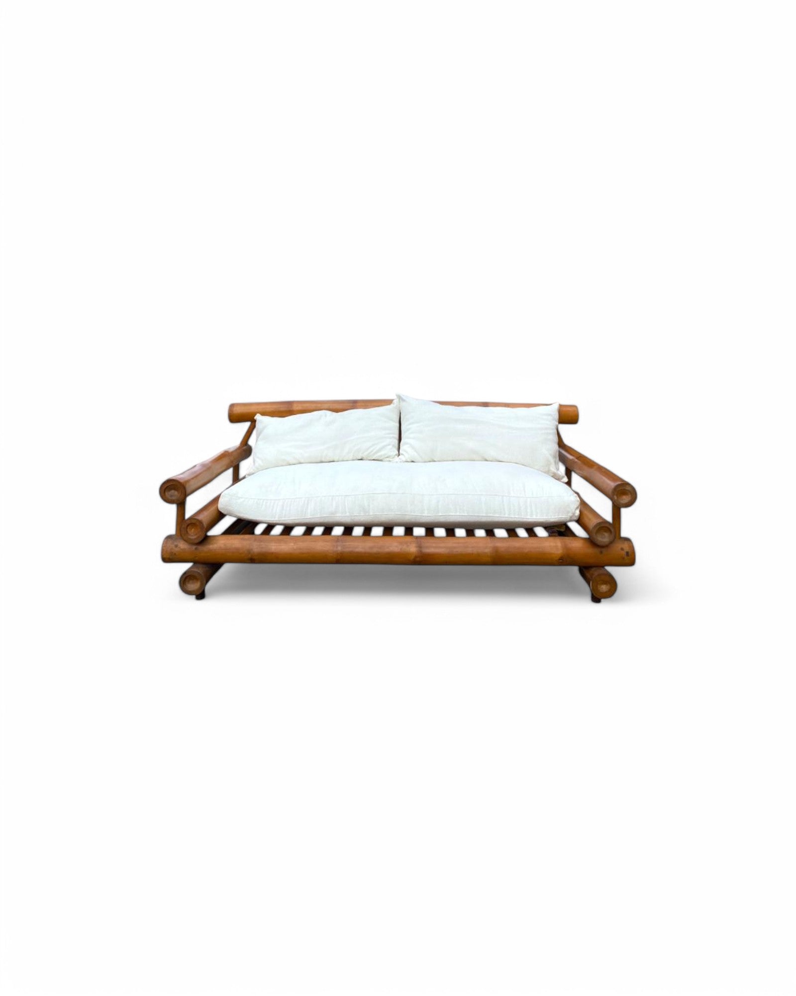 Bamboo Pipe Sofa Frame - With Cushions, 3 Seater