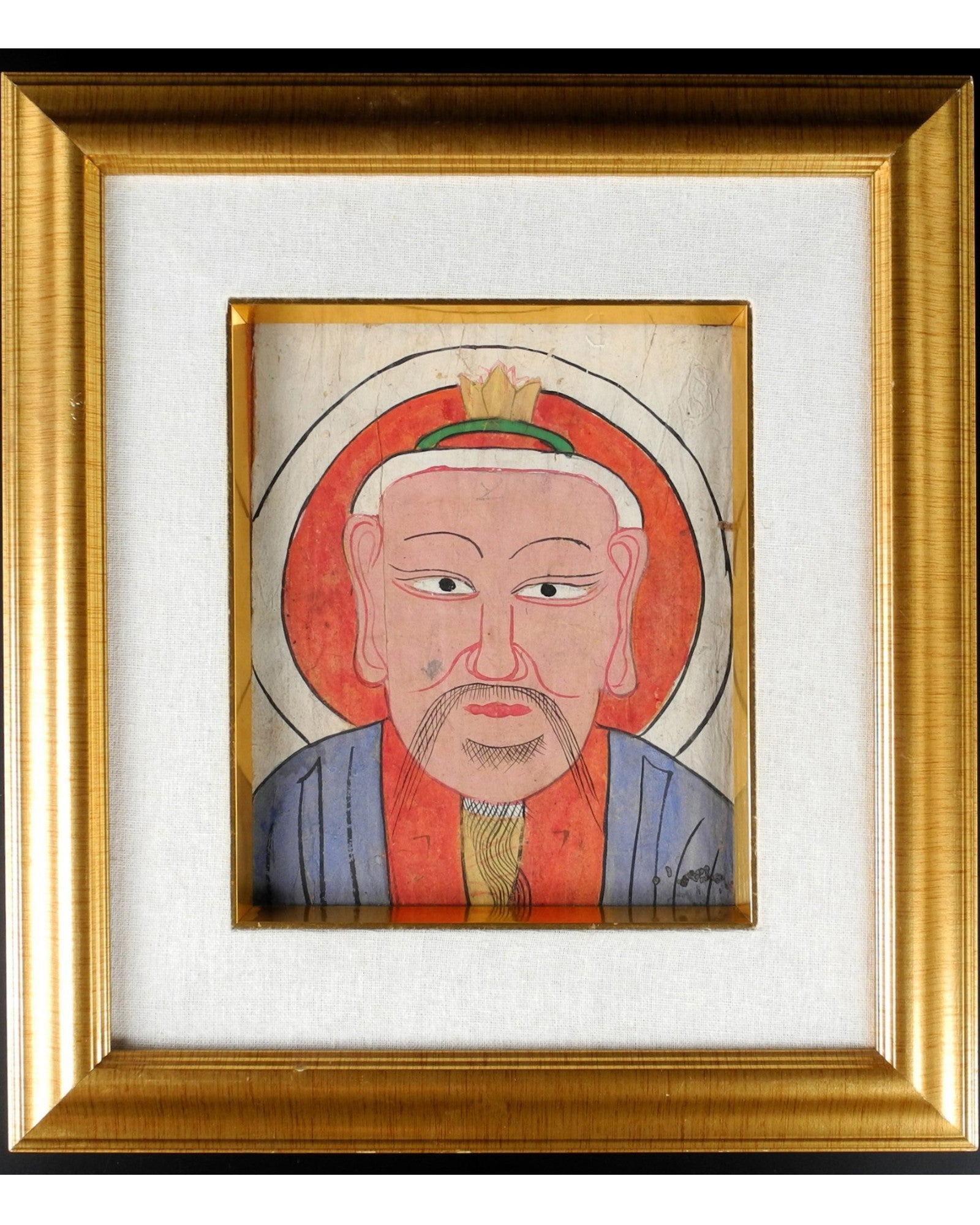 Framed Paper Mask of To Ta (32 x 36cm) - Surround Living - 2