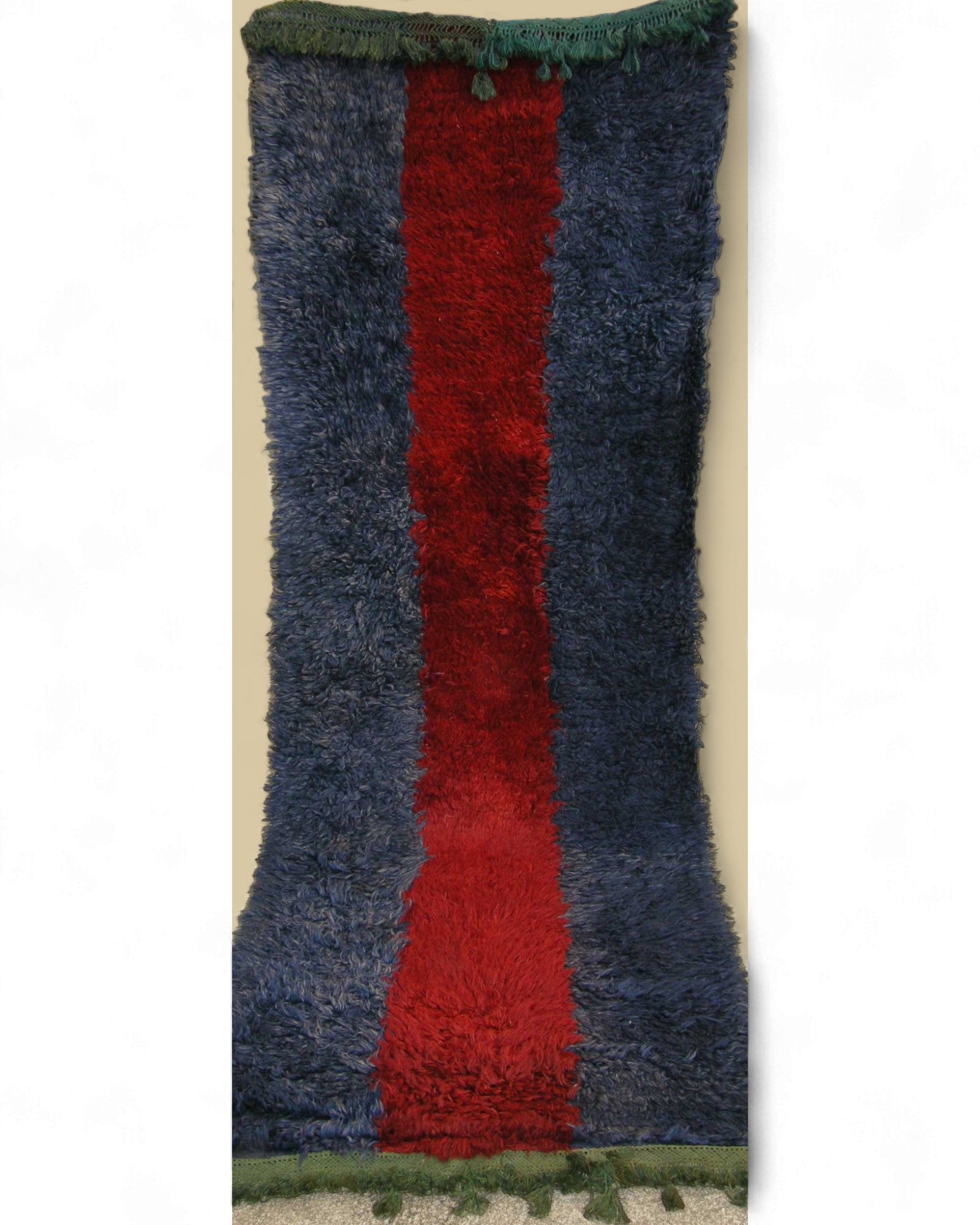 Nomadic Qataghan–Badakhshan Shaggy Tribal Carpet | 93 x 290cm