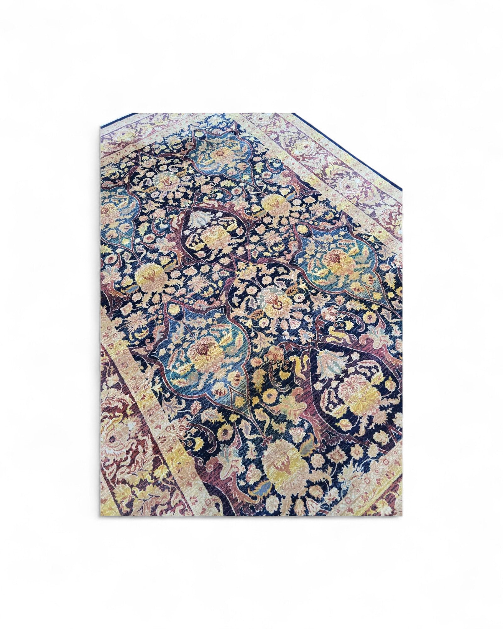 Classic Belgian Floral Medallion Rug | 250 x 350cm