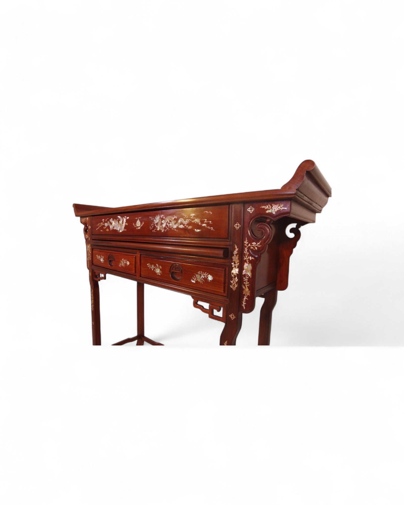 Altar Table in Dragon and Pheonix Style - Reproduction - Surround Living - 5