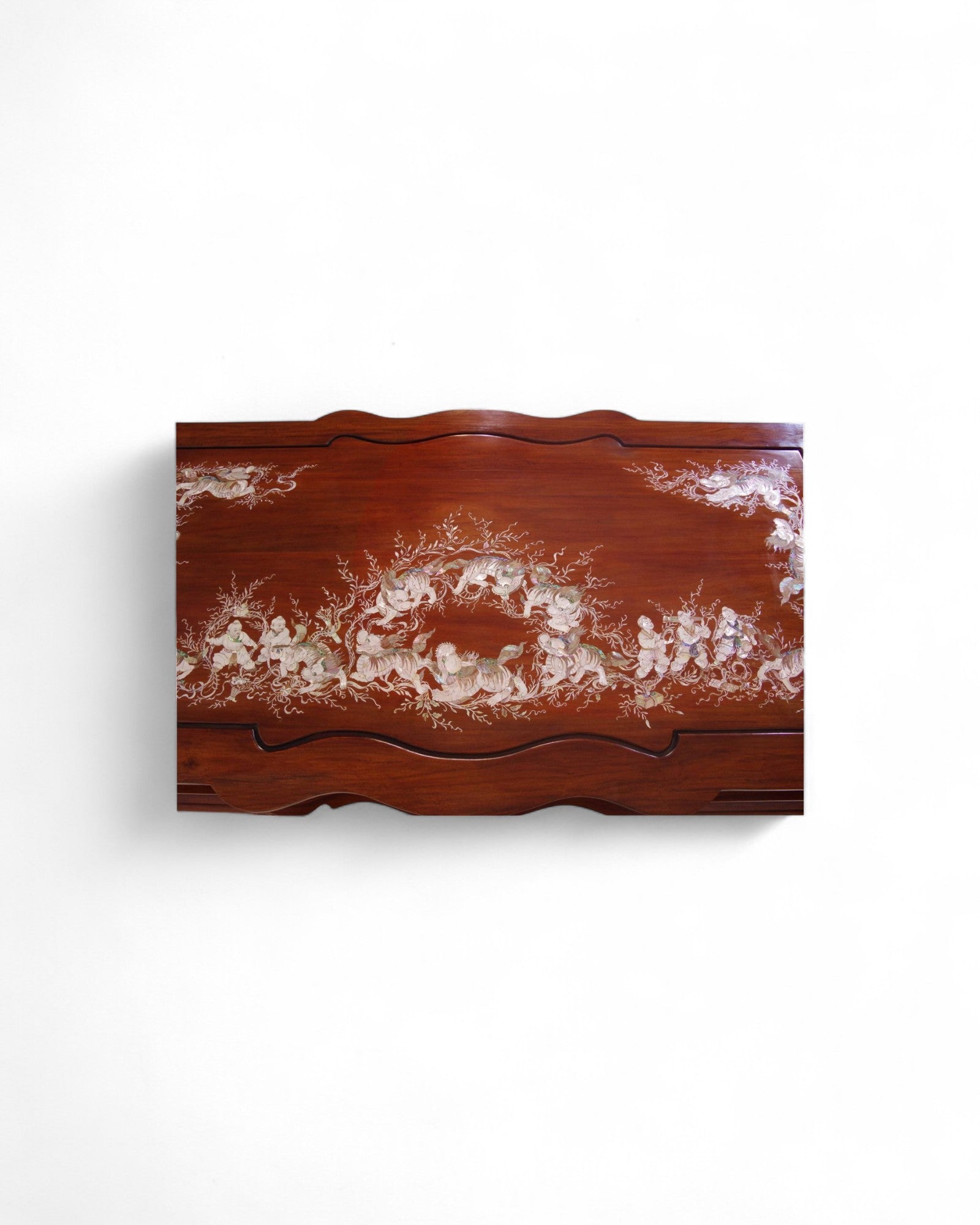 Mother of Pearl Chinese Reproduction Grand Working Table