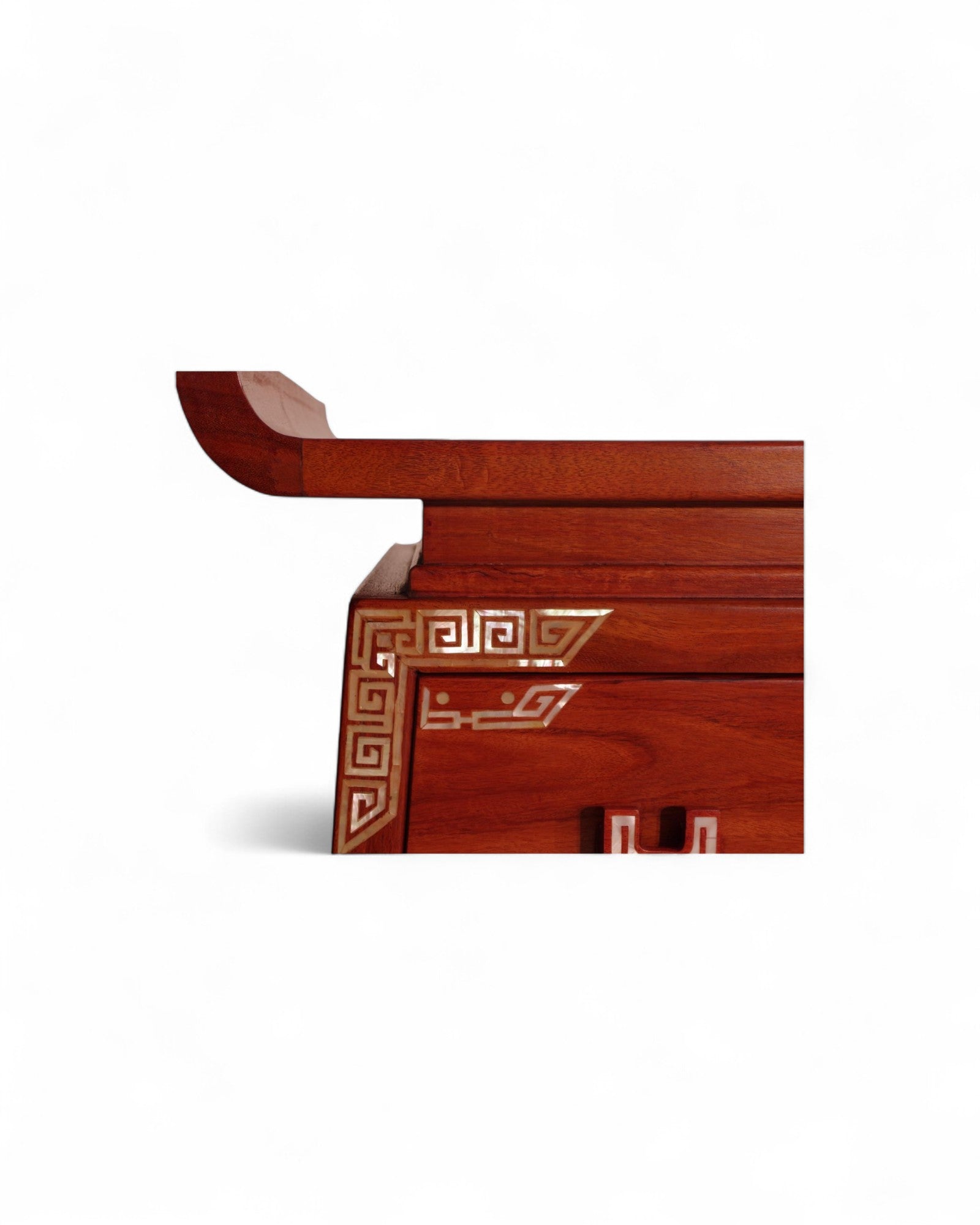 Ming-Style Reproduction Large Sideboard with Pearl Inlay