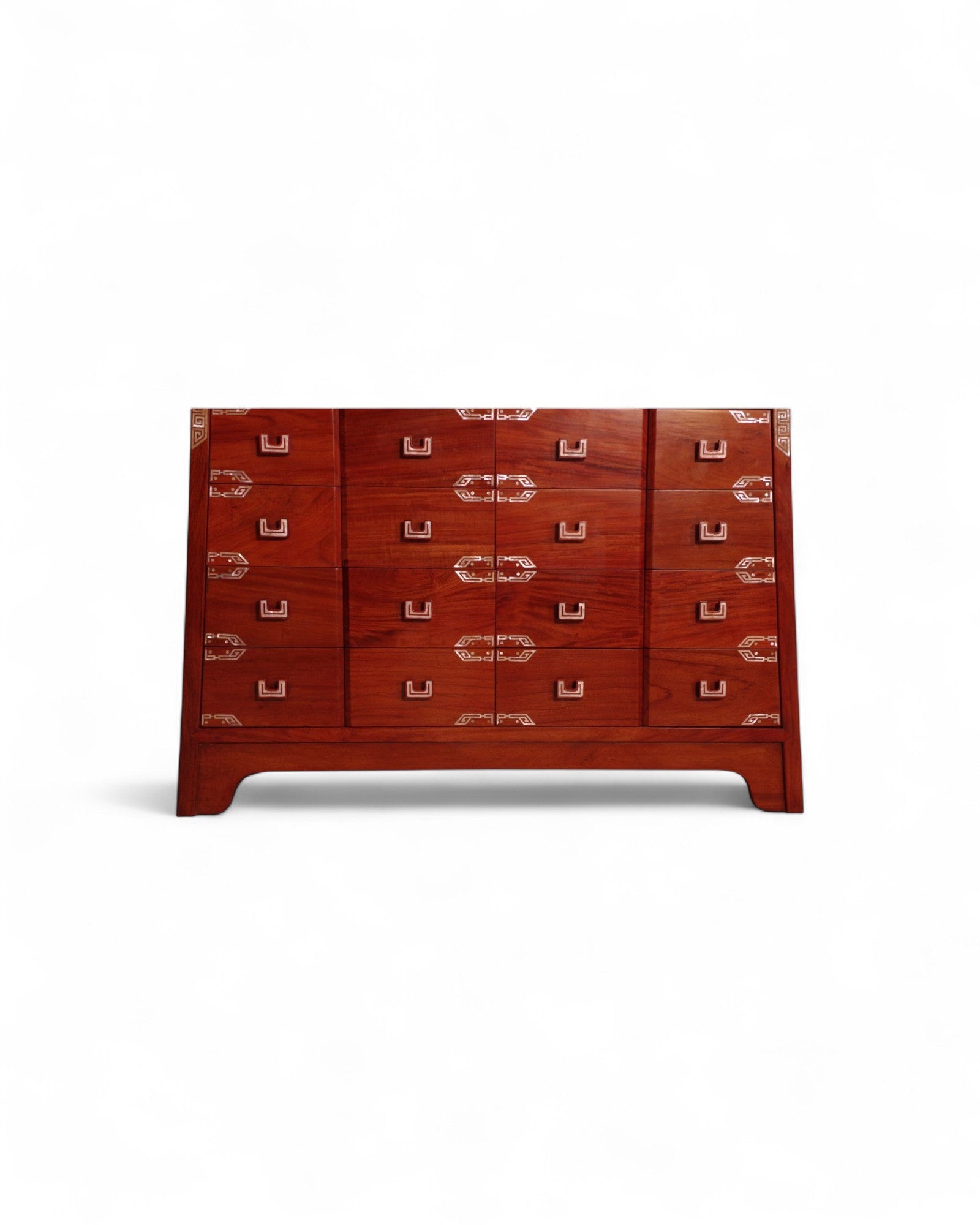 Ming-Style Reproduction Large Sideboard with Pearl Inlay