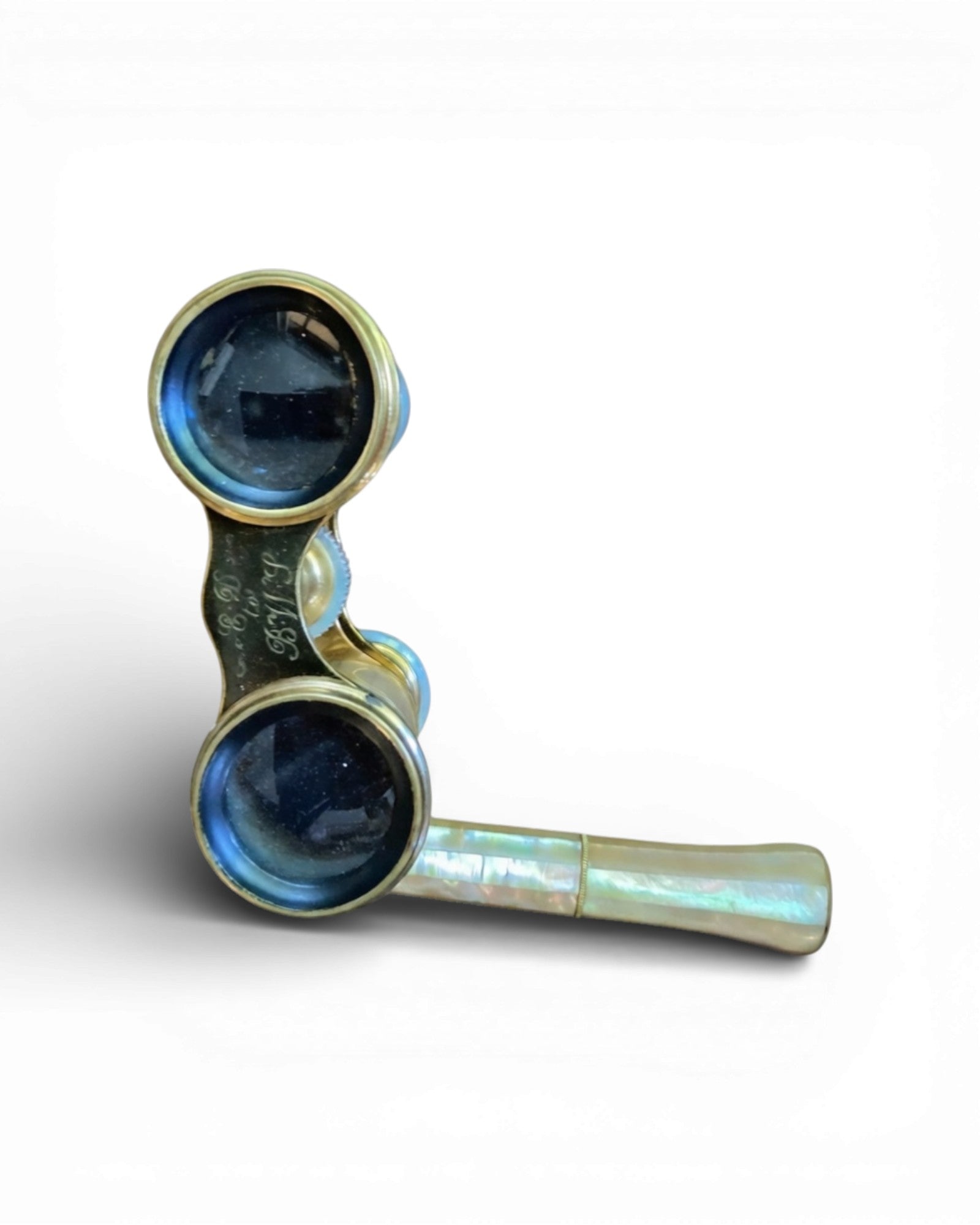 Mother - of - Pearl Opera Glasses 19th Century - With Makers Mark - Surround Living - 5