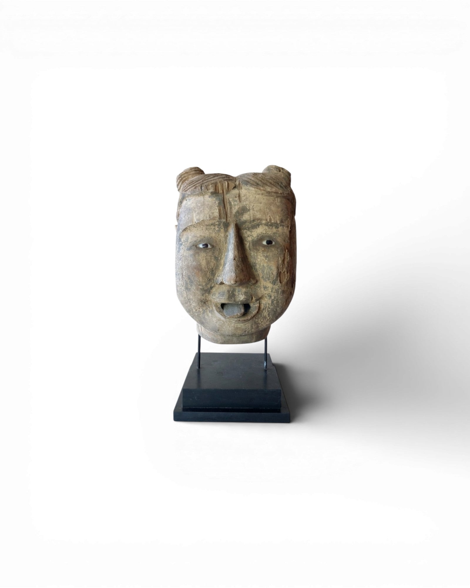 Burmese Wooden Marionette Puppet Head (Female Character) - Surround Living - 1