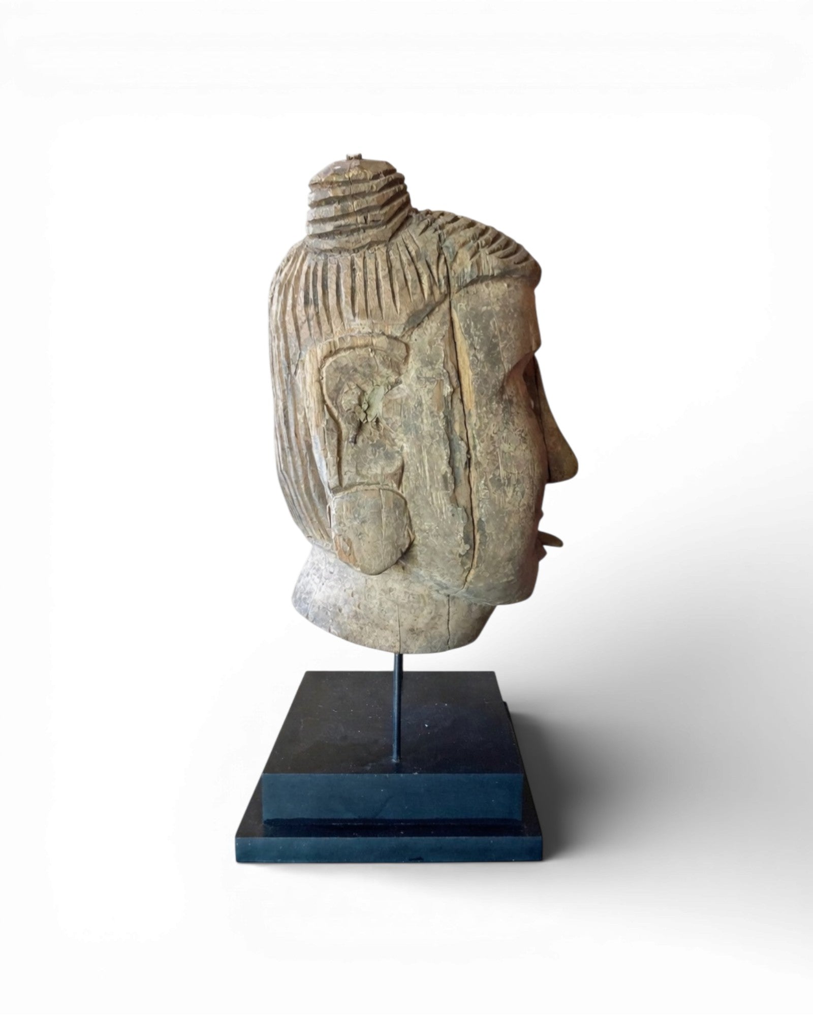 Burmese Wooden Marionette Puppet Head (Female Character) - Surround Living - 2