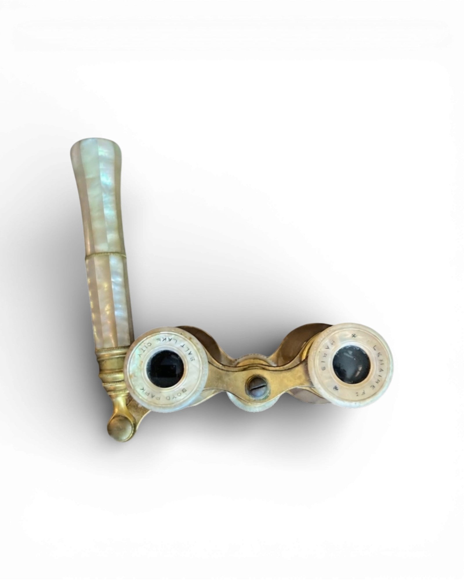 Mother - of - Pearl Opera Glasses 19th Century - With Makers Mark - Surround Living - 3