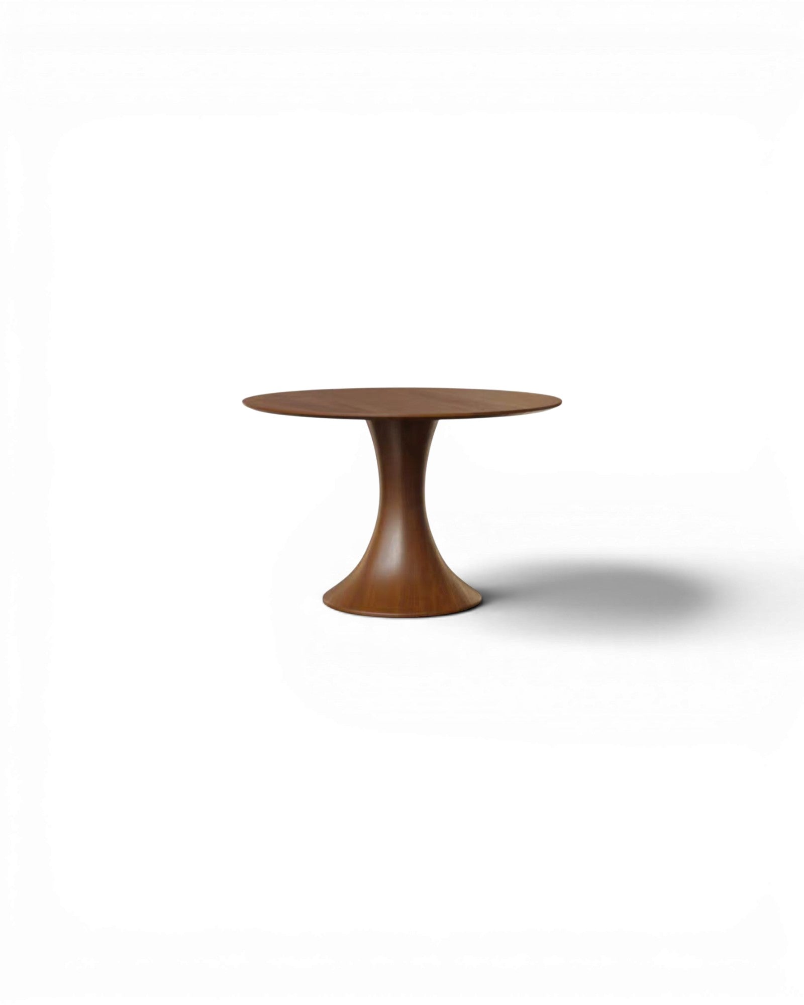 Oneida Solid Wood Pedestal Dining Table - Natural Wood