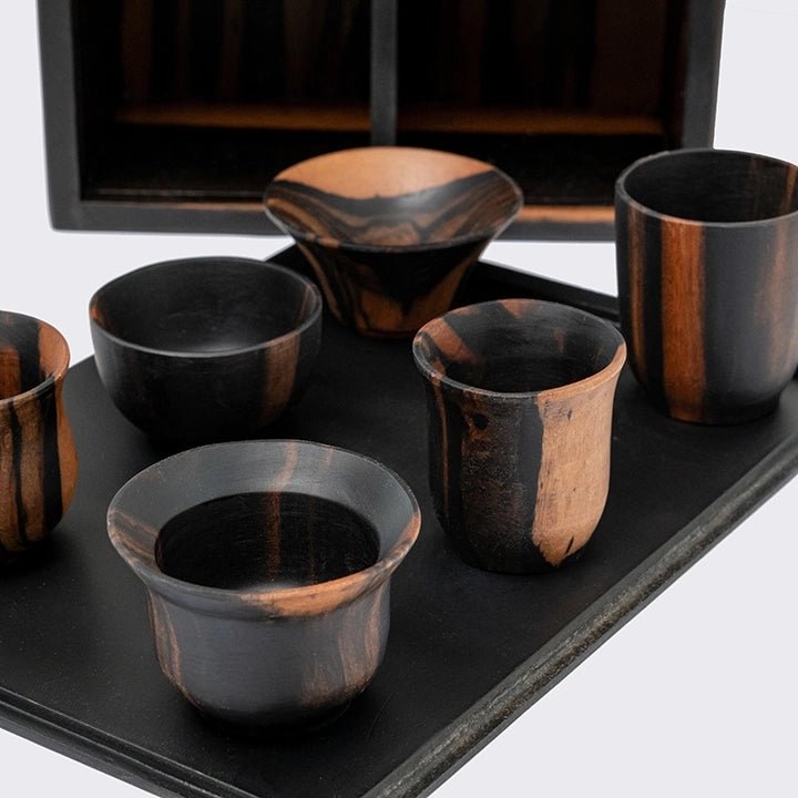 Black and Red Ebony - Sake Ecstasy Set - Surround Living - 6