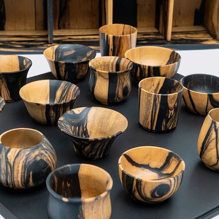 Black and White Ebony - Sake Ecstasy Set - Surround Living - 6