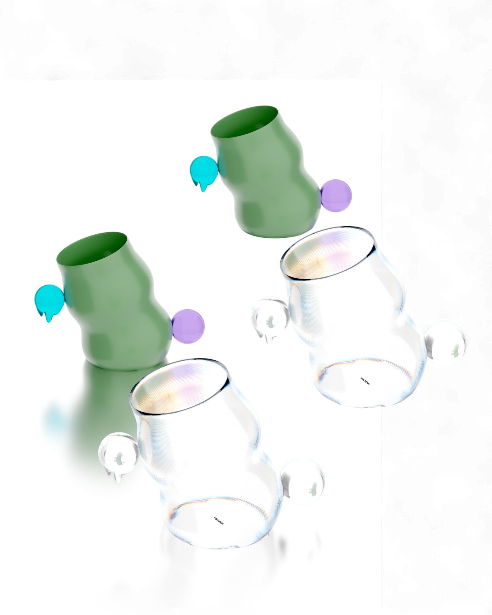 The Melted Pisa - Set of 4