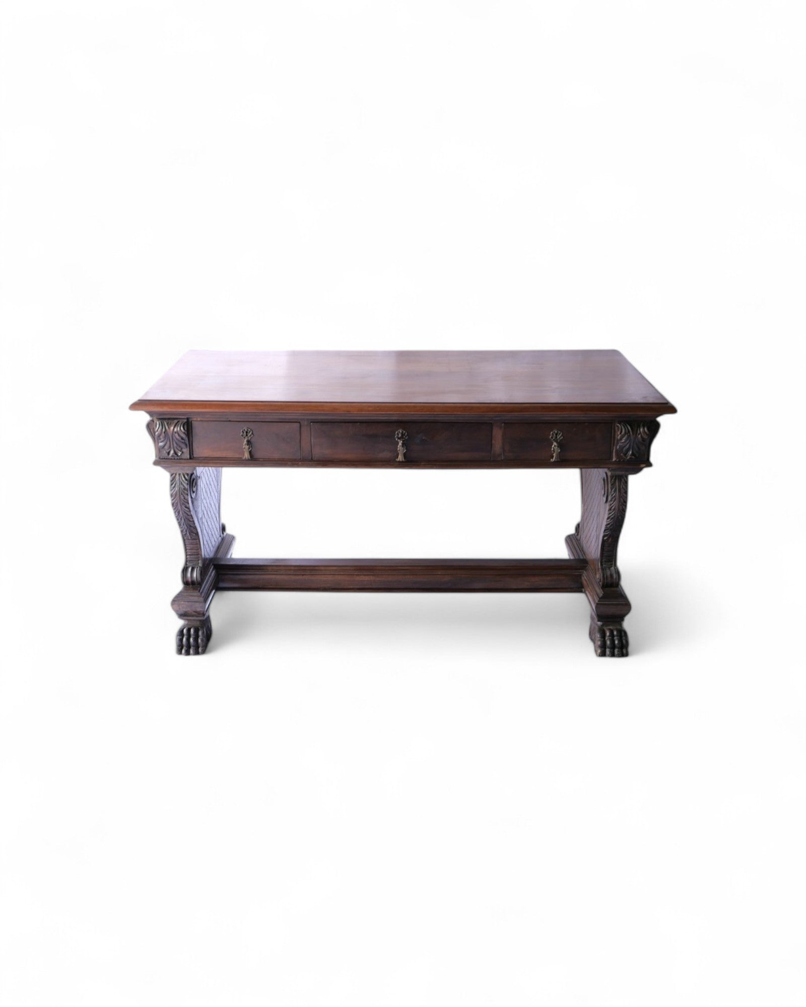 Hand Carved Italian Renaissance Revival Desk or Library table.