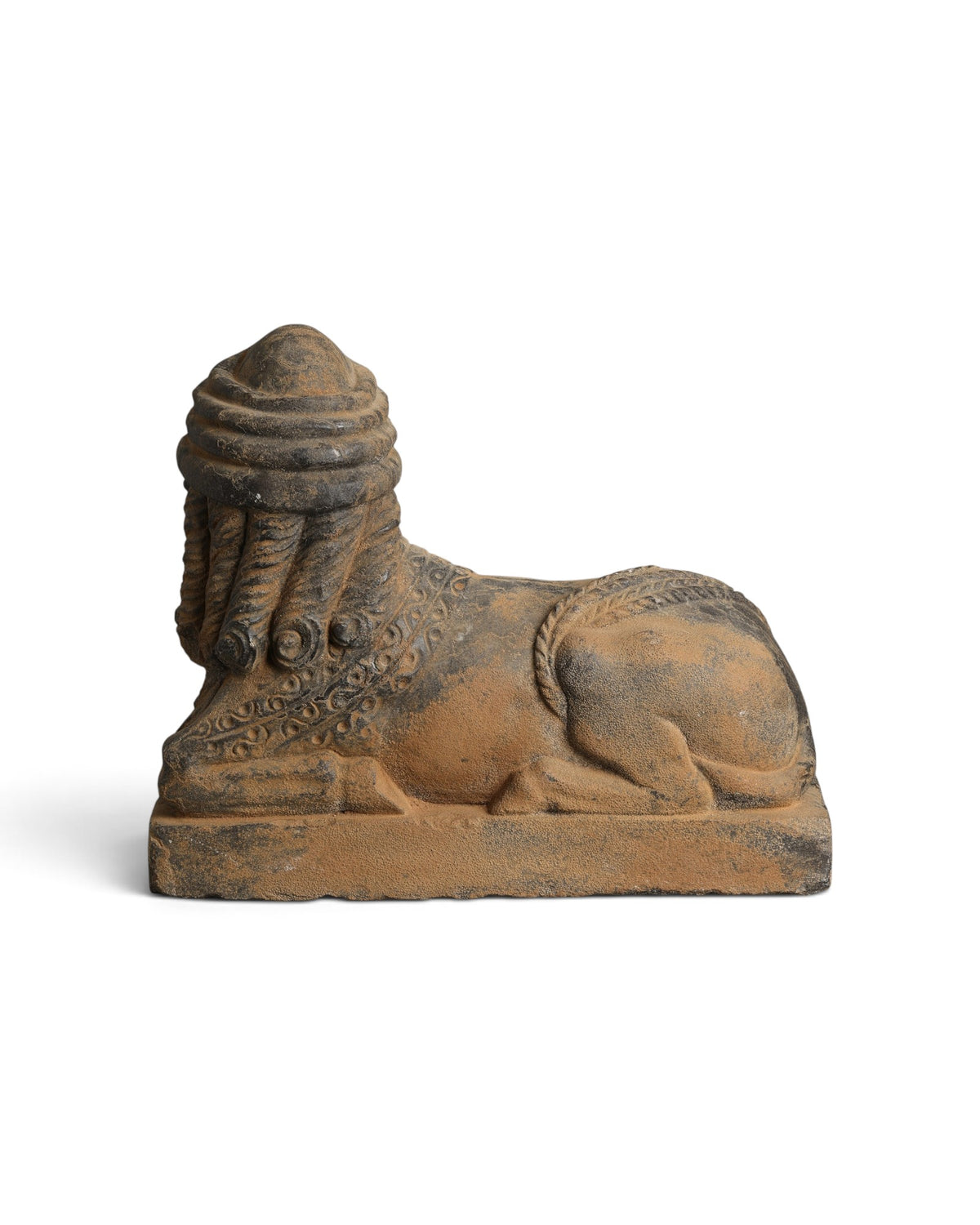 Mesopotamian Assyrian Art Androcephalous Bull Stone Statue