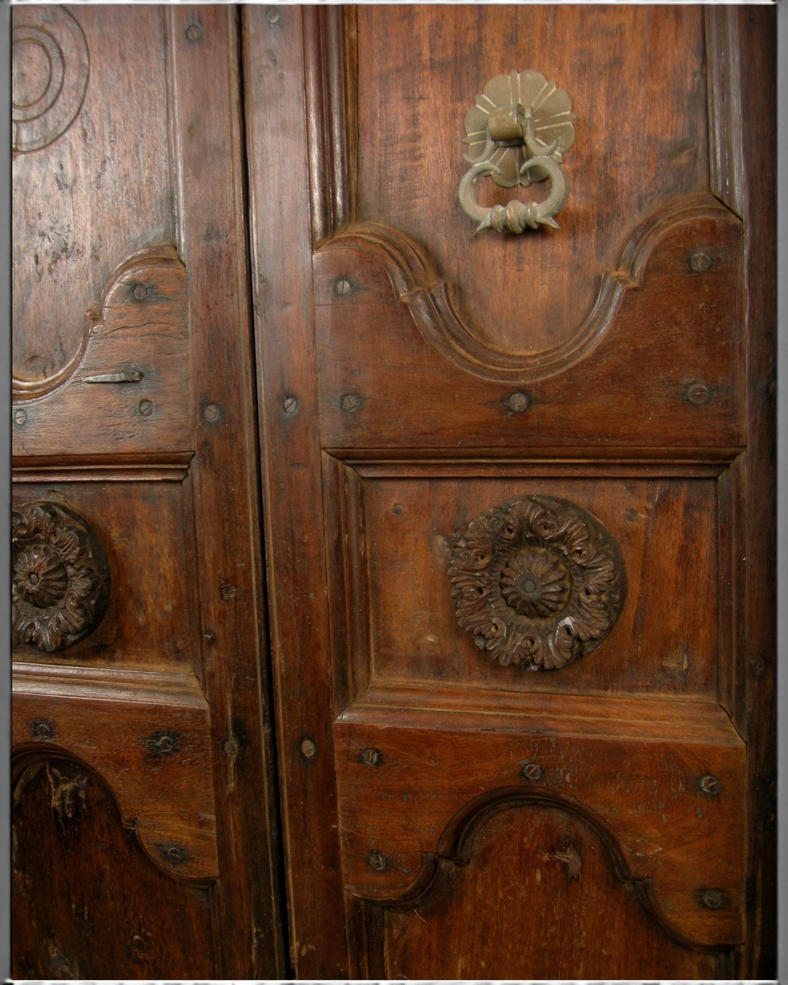 19th Century Chettinad Satin Wood Door - Surround Living - 7