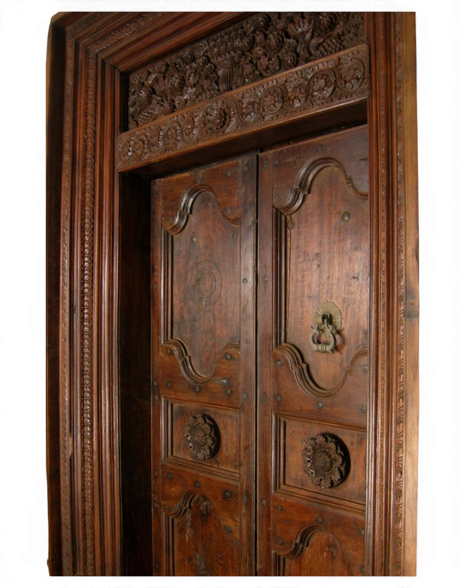 19th Century Chettinad Satin Wood Door - Surround Living - 8
