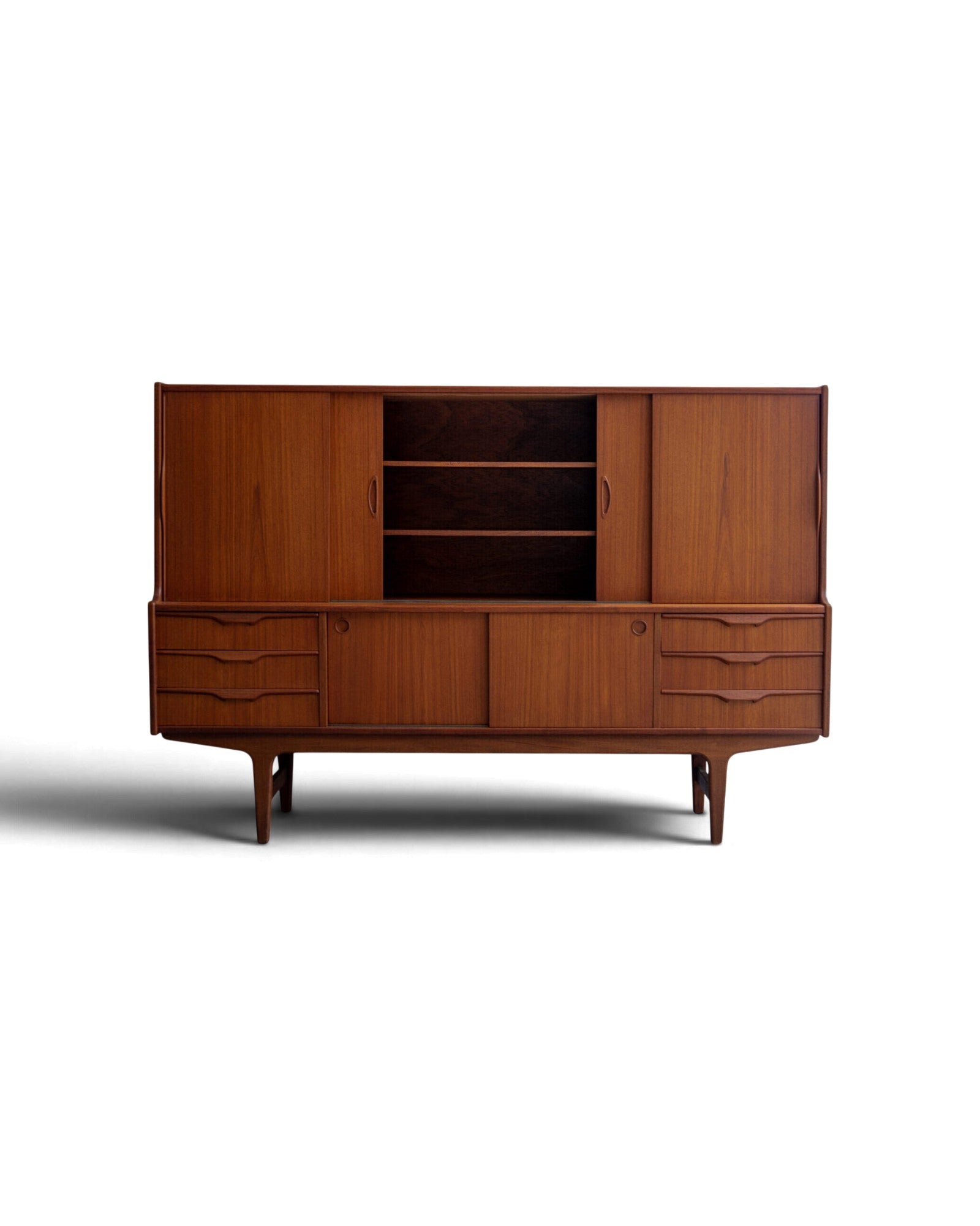 Danish High Sideboard in Teak